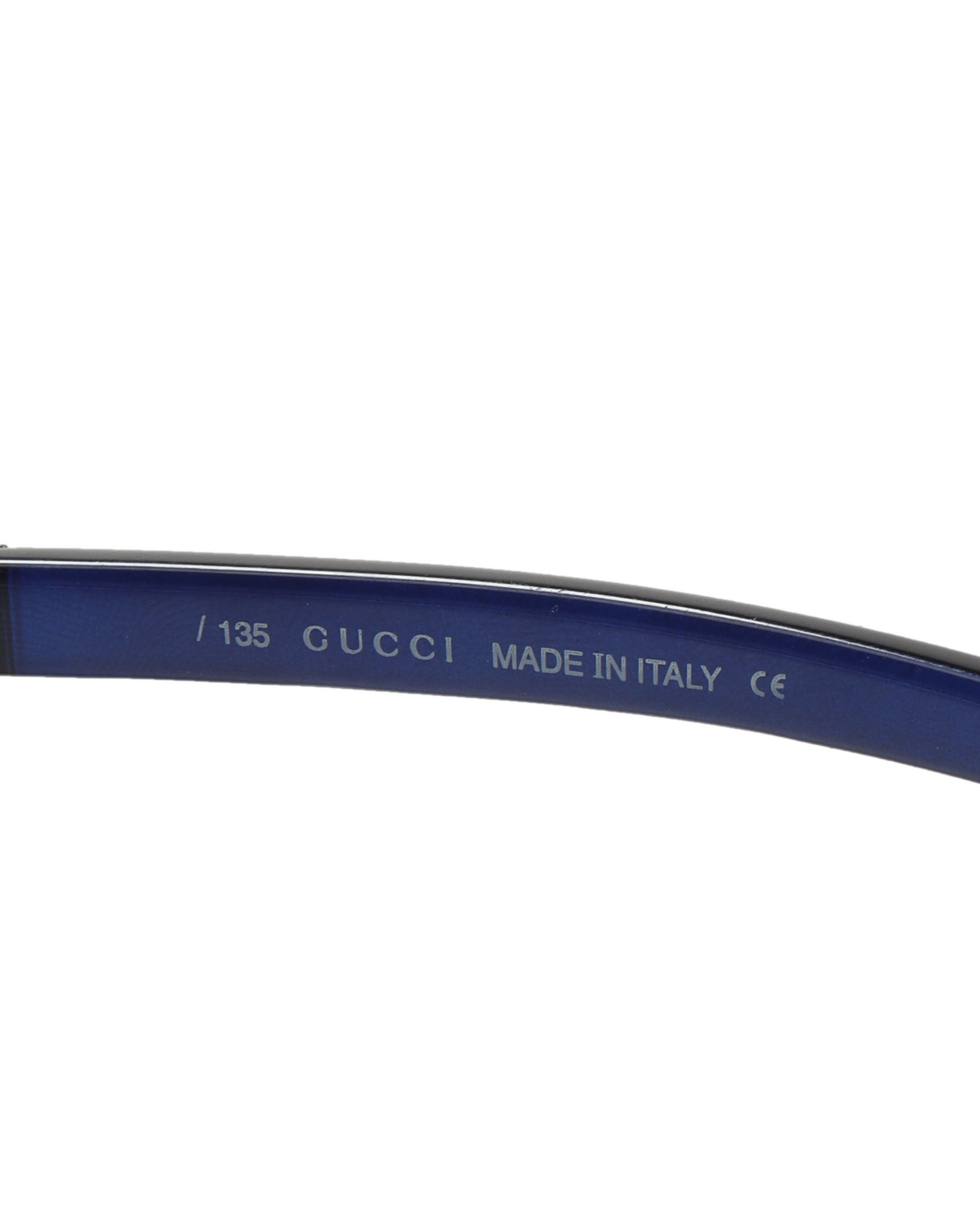 Vintage Blue Oval Sunglasses
