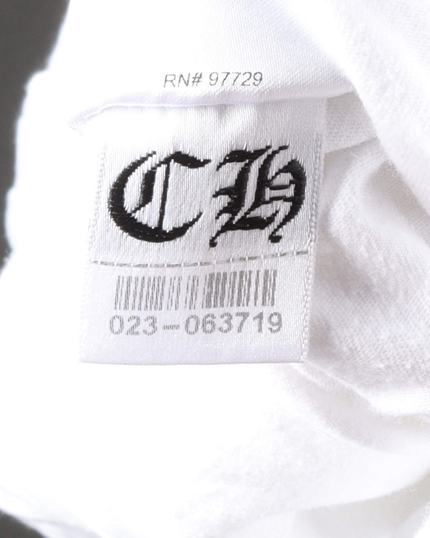Cross White Pocket T-Shirt