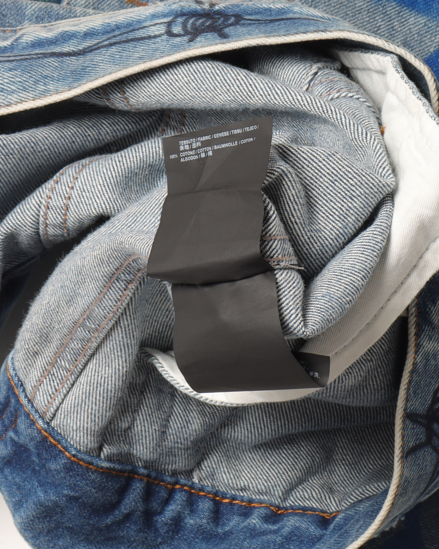 Denim Painted Jacket