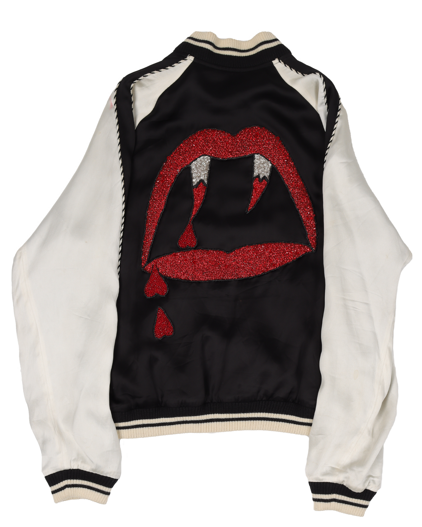 SS14 Blood Luster Sequin Satin Bomber Jacket