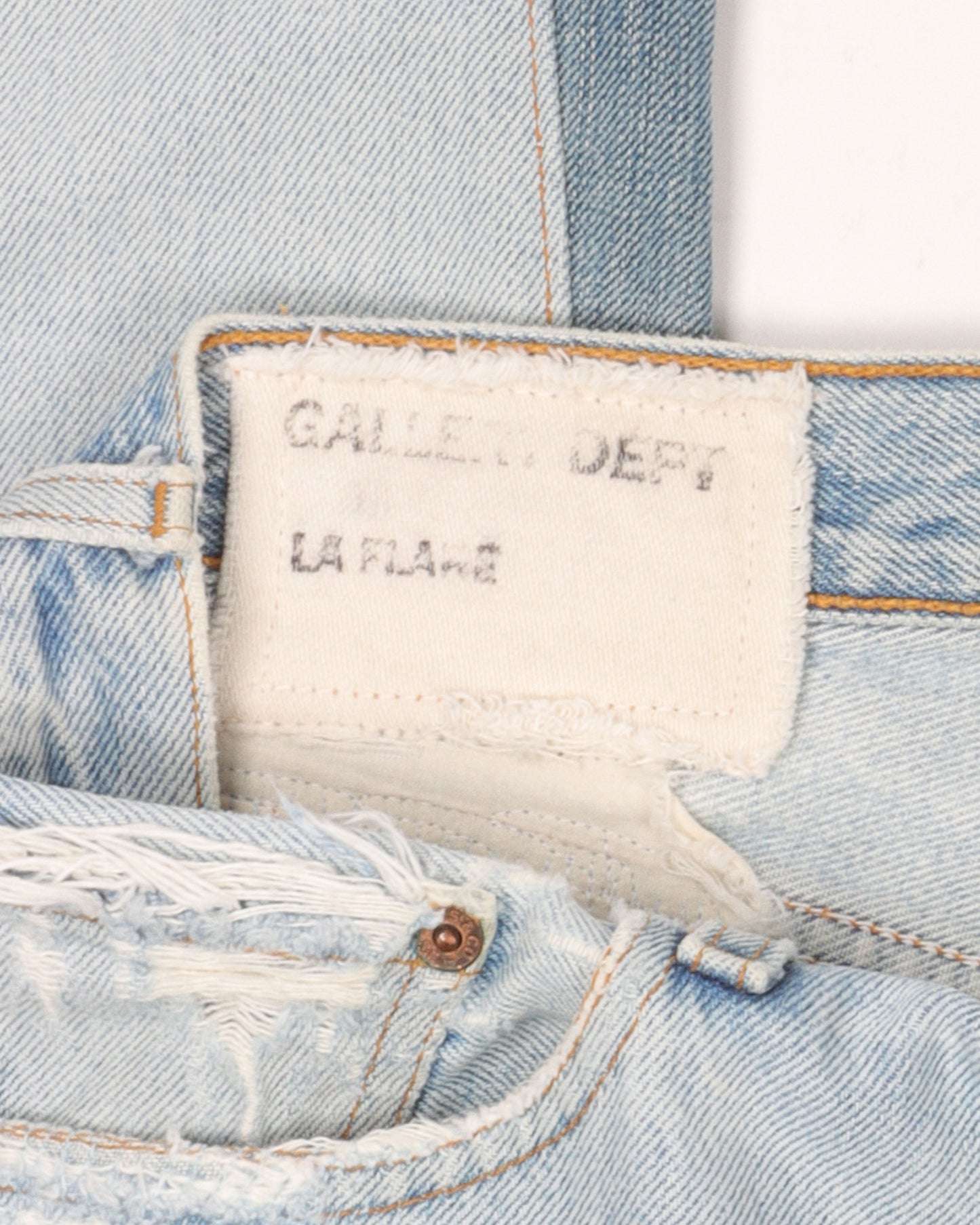 La Flare Crazy G's Denim Jeans 100 G PATCHES