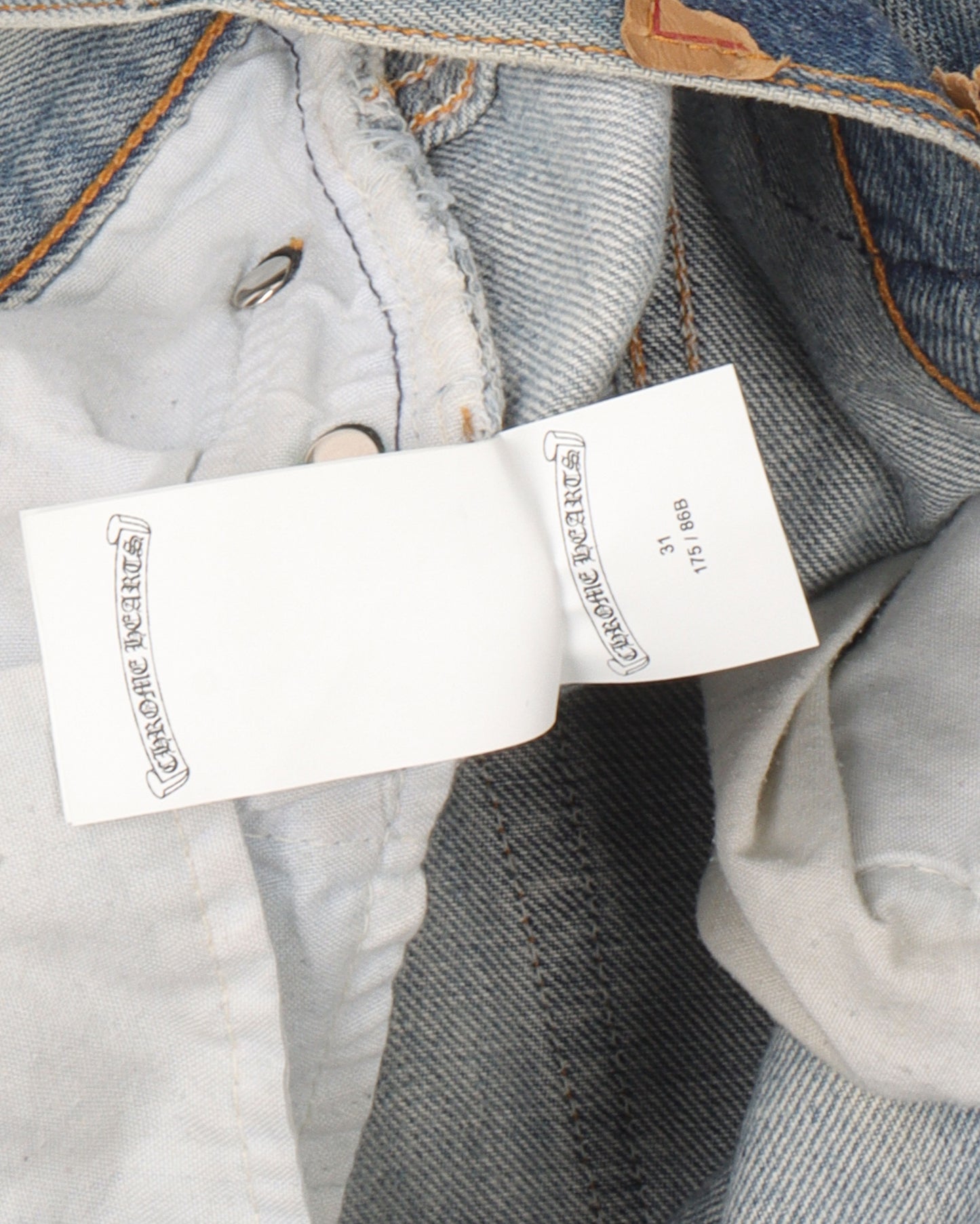 1 of 1 Patent Leather Cross Patch Levi's Jeans