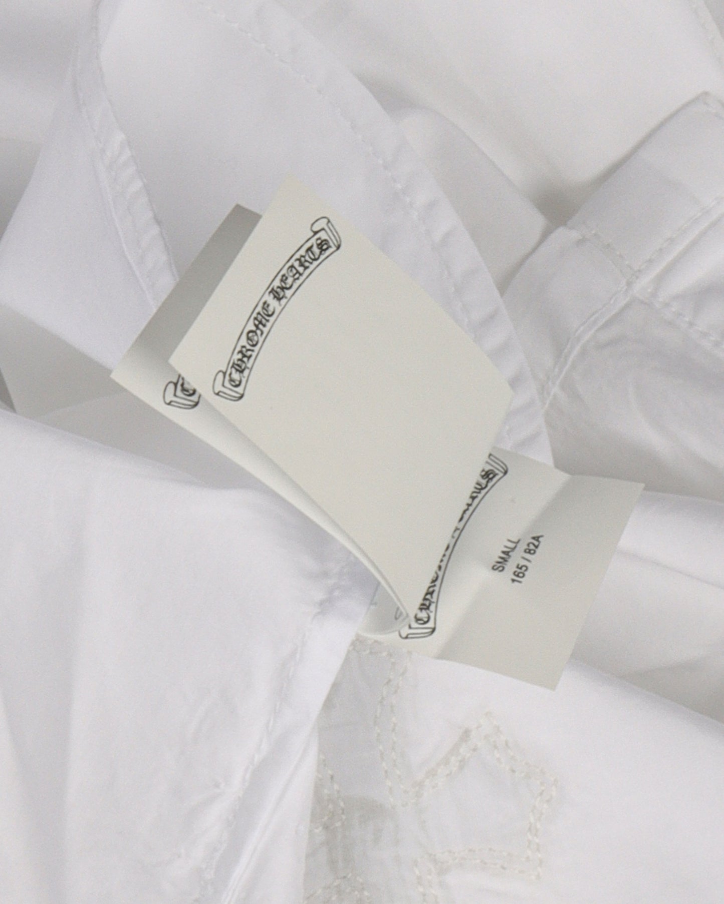 Cross Patch Oversized Dress Shirt