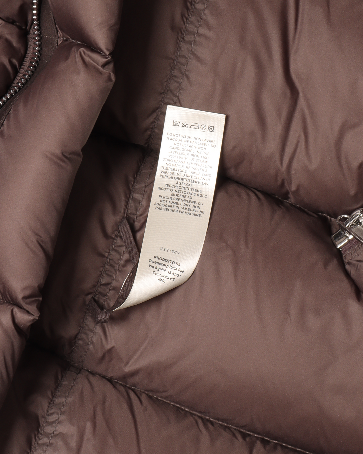 FW20 "PERFORMA" Down Puffer Jacket