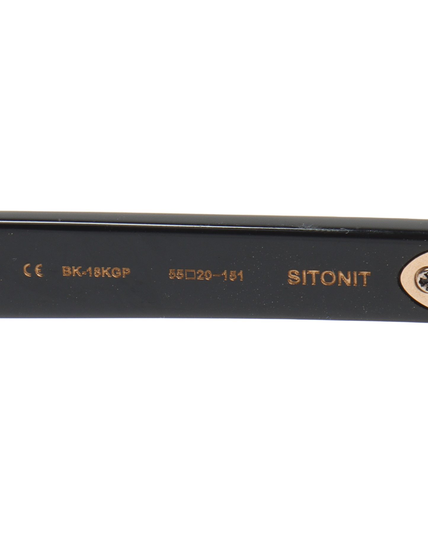 "SITONIT" Gold-Plated Sunglasses