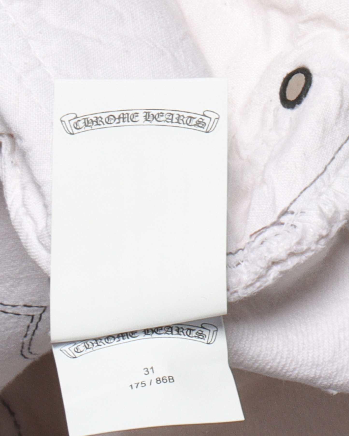 Levi's White Leopard Cross Patch Denim