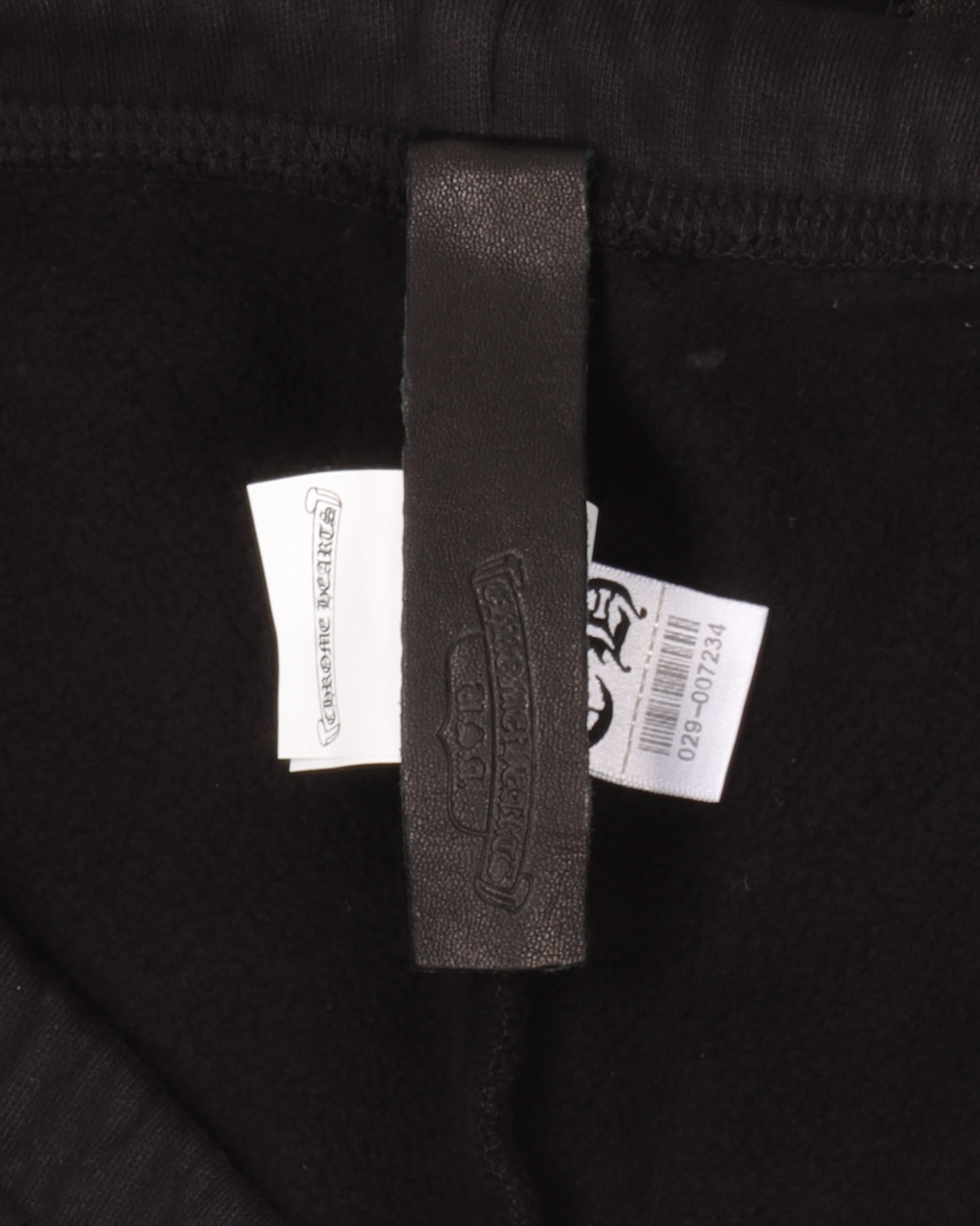 Black Sweat Pant With Black Crosses