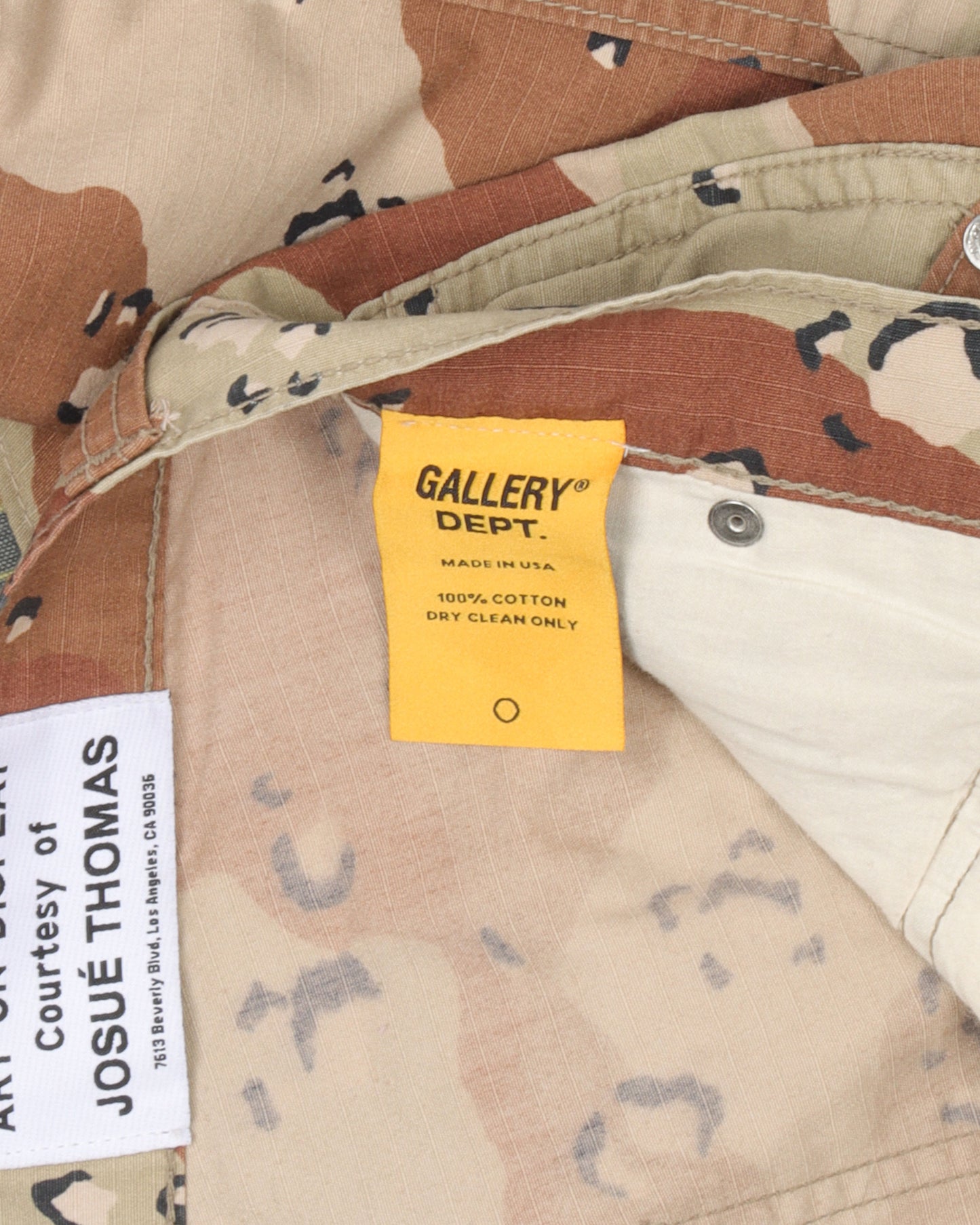 Camouflage "LA FLARE" Carpenter Pants