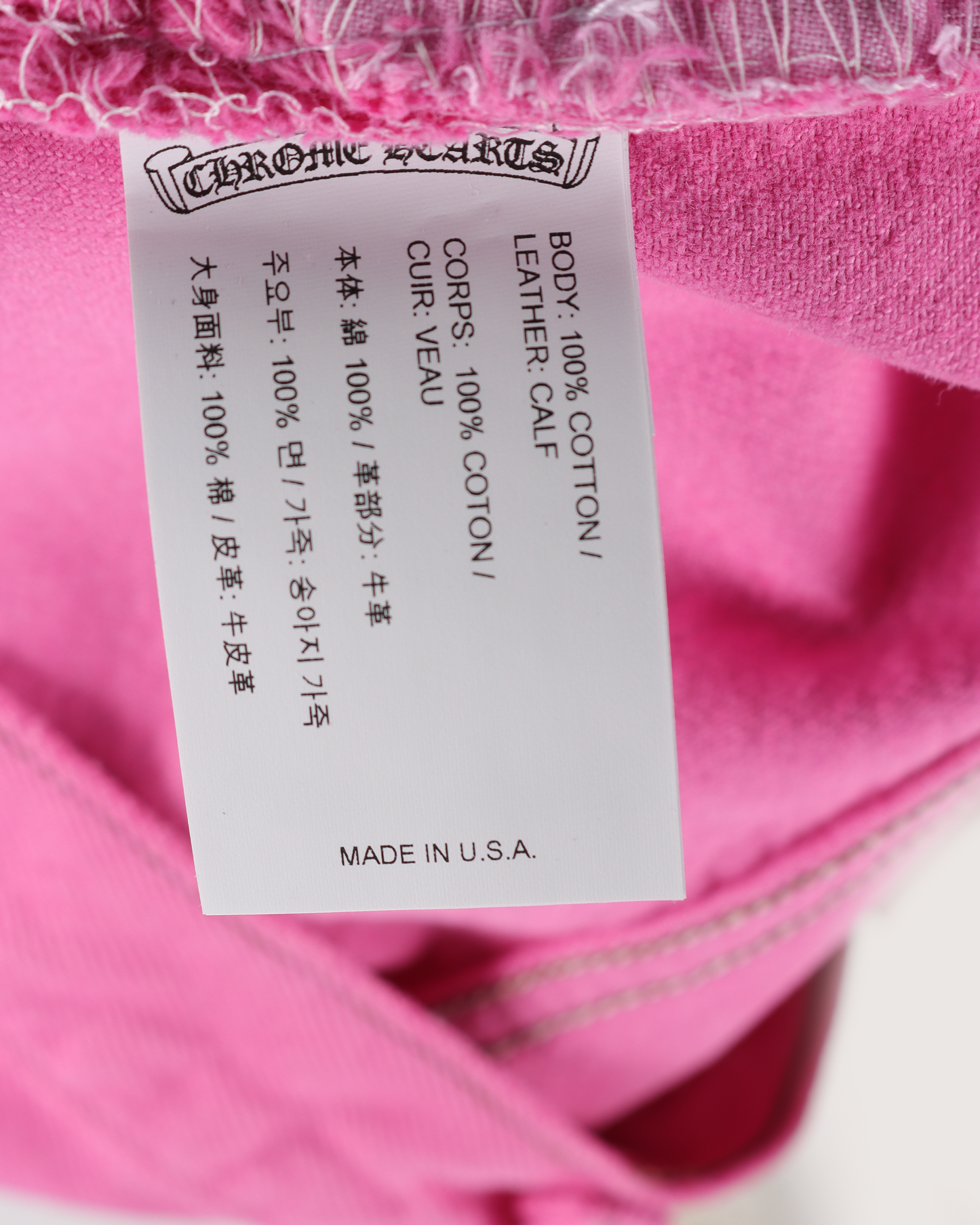 Levi's Cross Patch Denim Sex Records Neon Pink