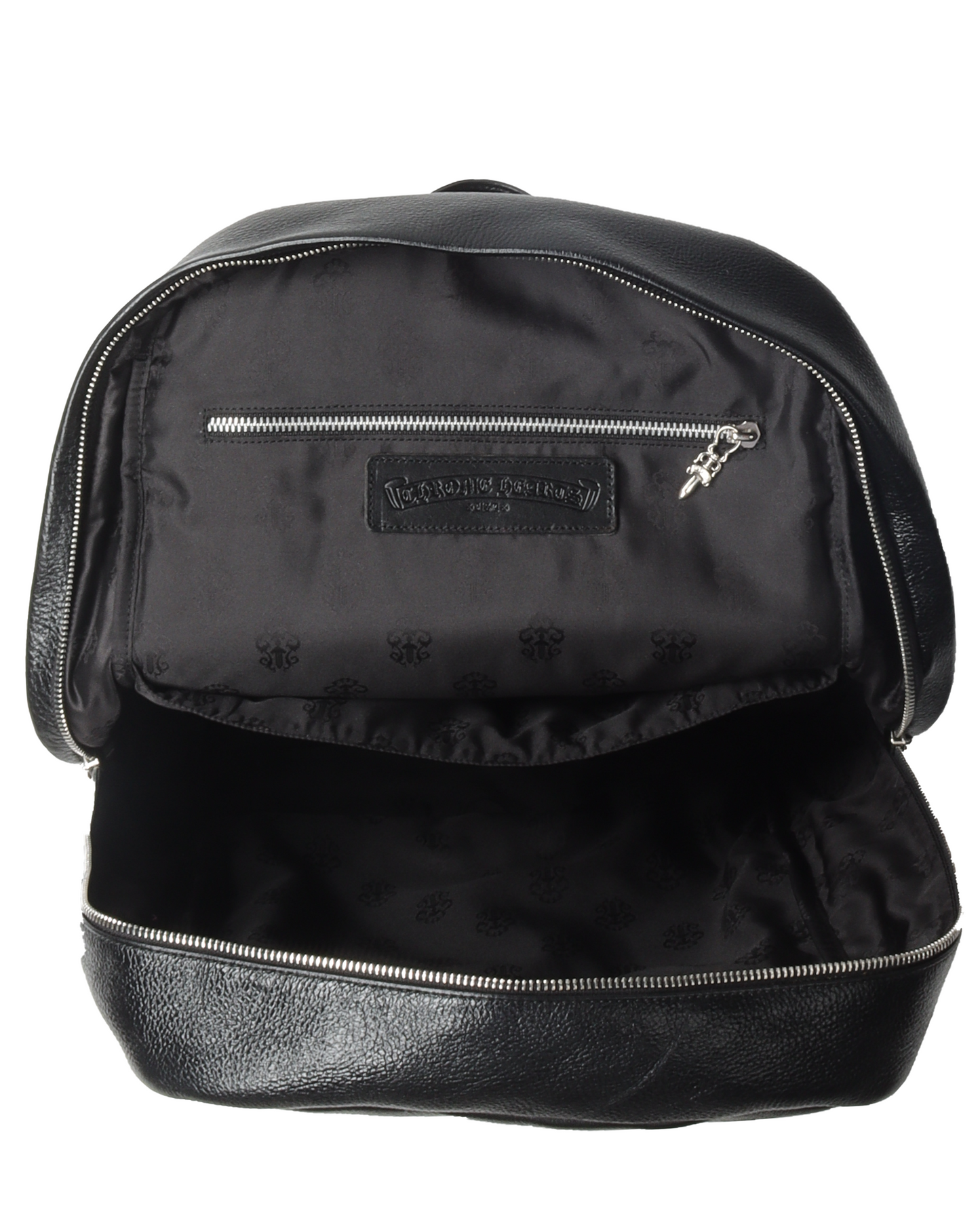 Leather Cemetery Cross Backpack