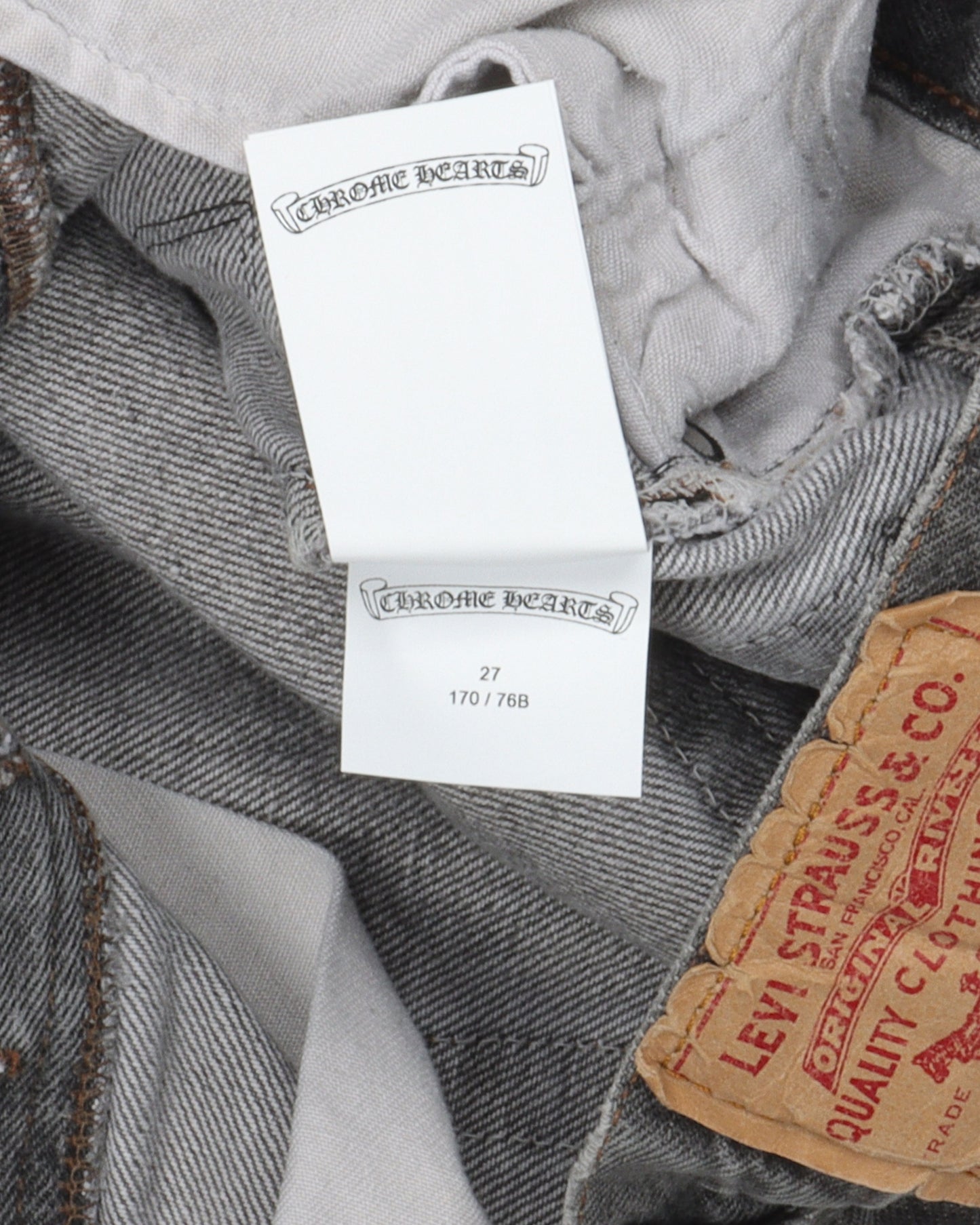 Leopard Cross Patch Denim