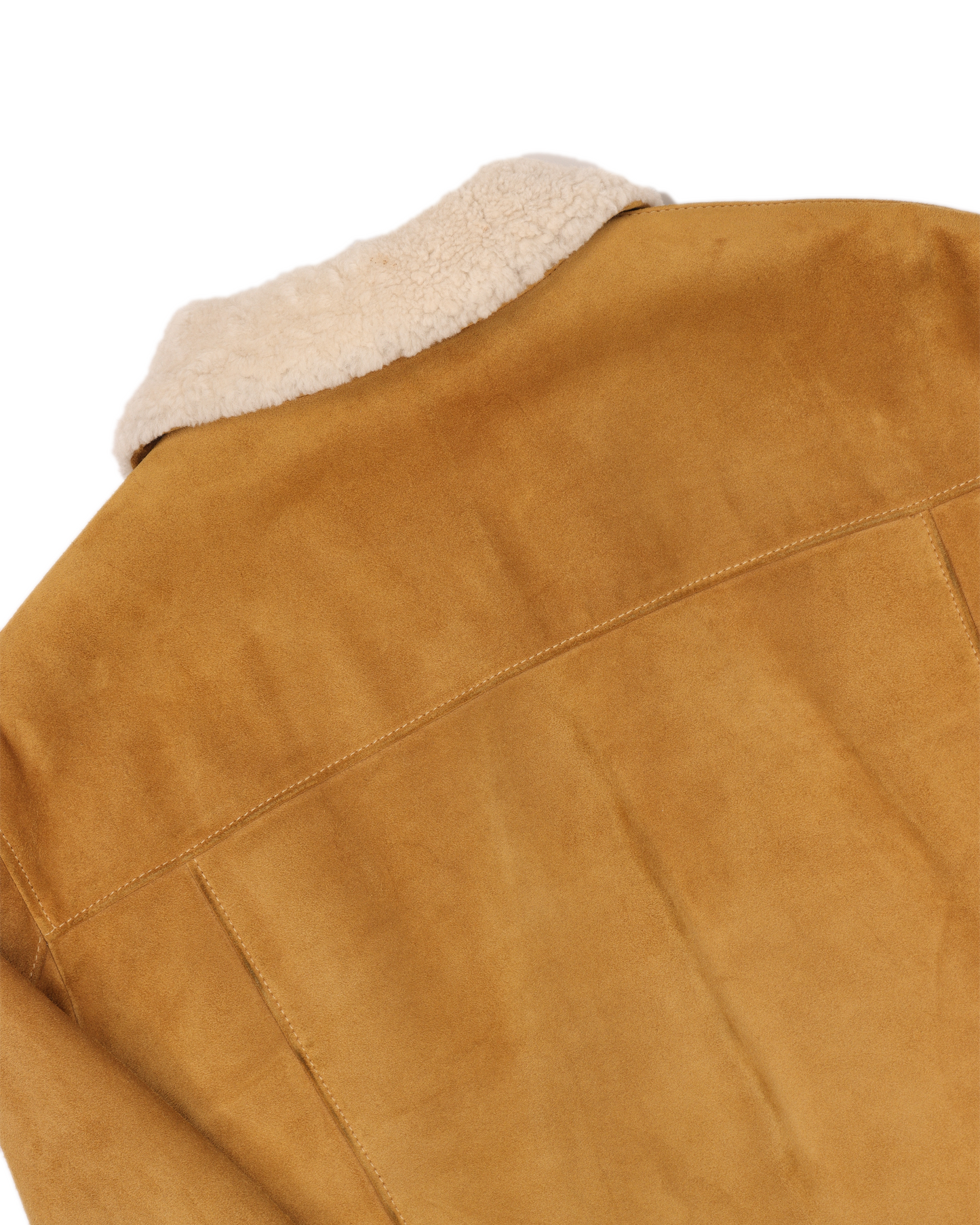 FW14 Suede Shearling Trucker Jacket