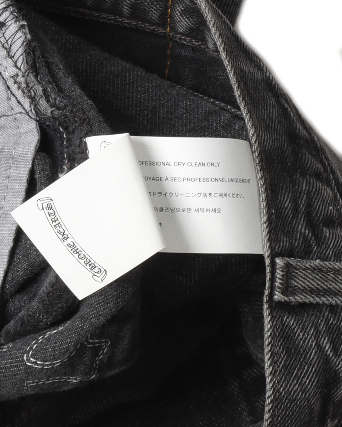 Black Levi Jeans White Crosses