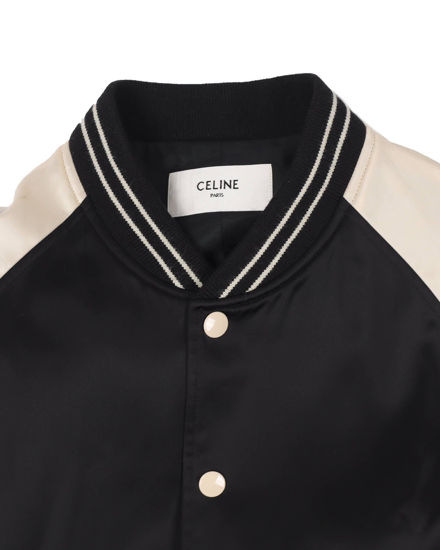 Studded-Logo Varsity Jacket