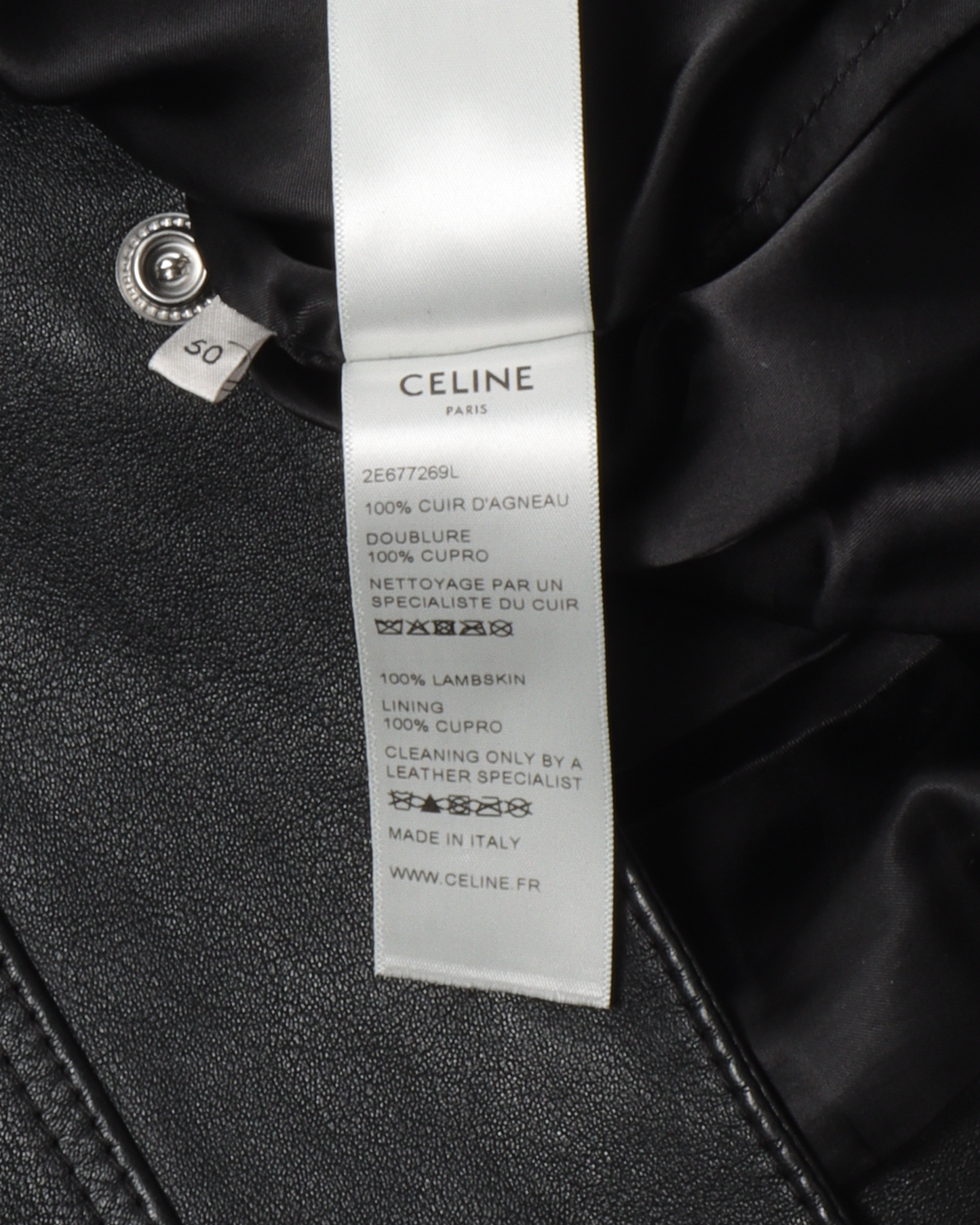 Leather Button Up Shirt