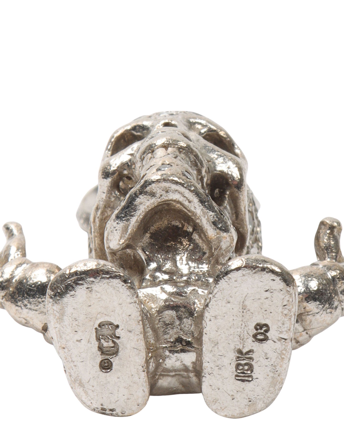 "Harris Teeter" Diamond 18k White Gold Foti Pendant