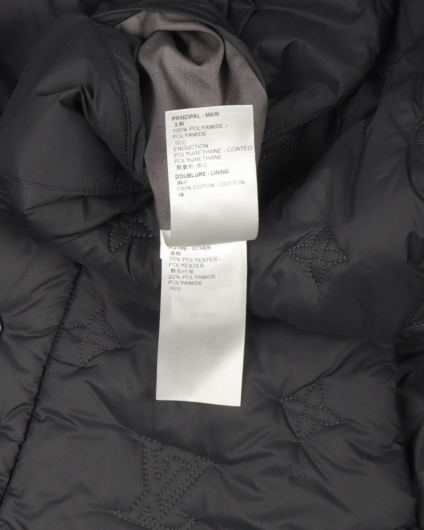 Monogram Quilted Hooded Blouson