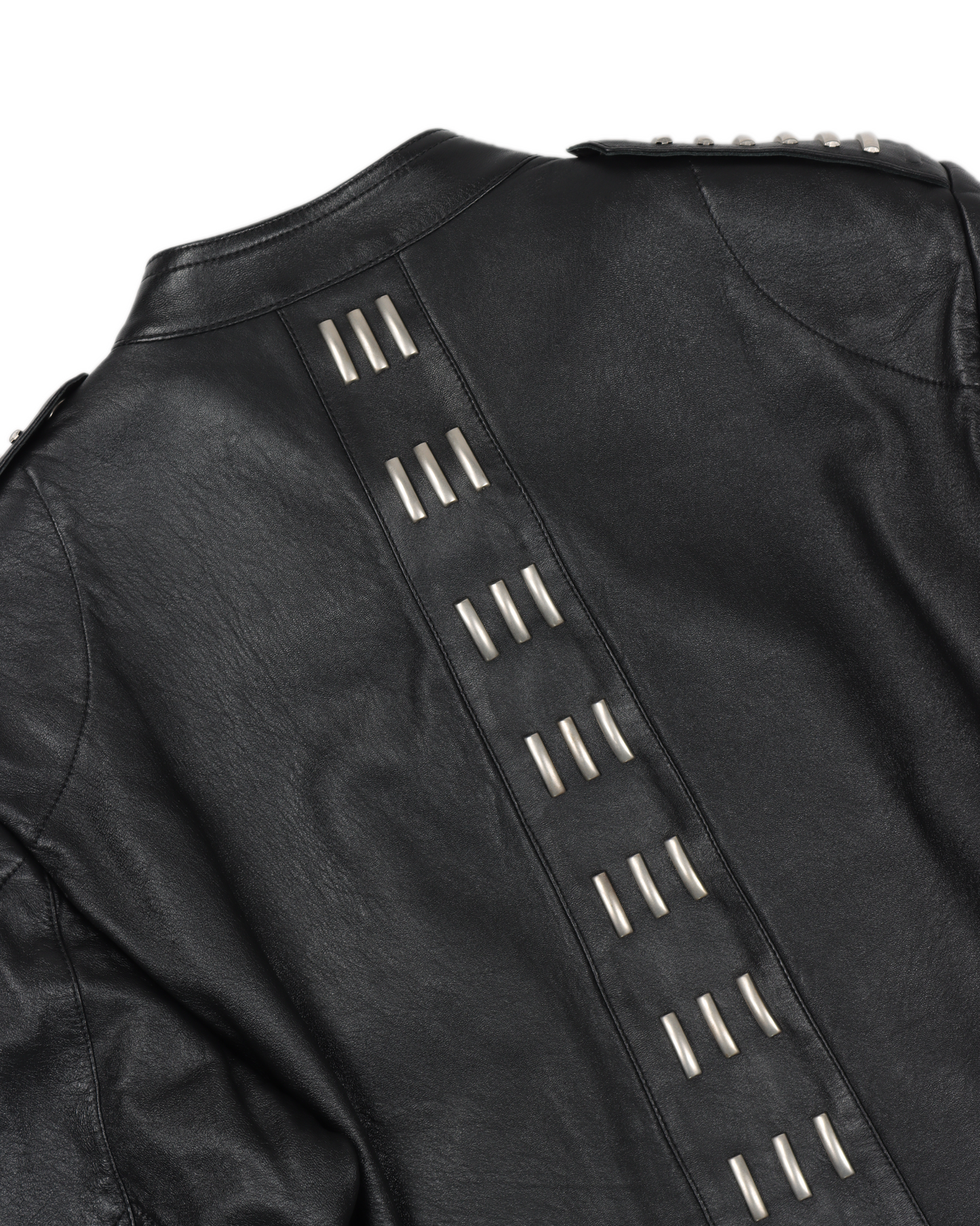 SS15 Studded Leather Jacket