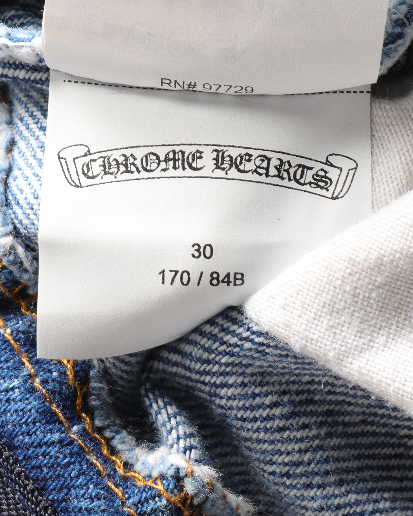 Black Crosses Indigo Jeans