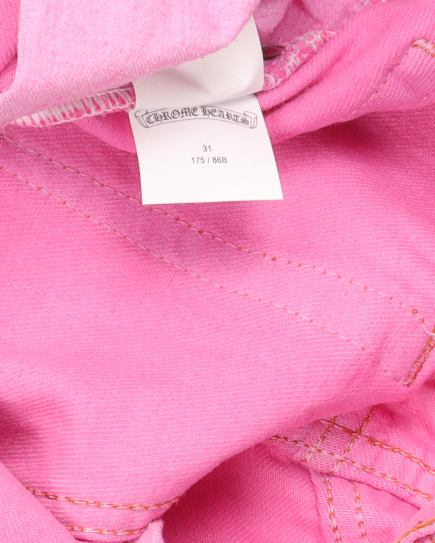 Sex Records Pink Jeans With Pink Crosses