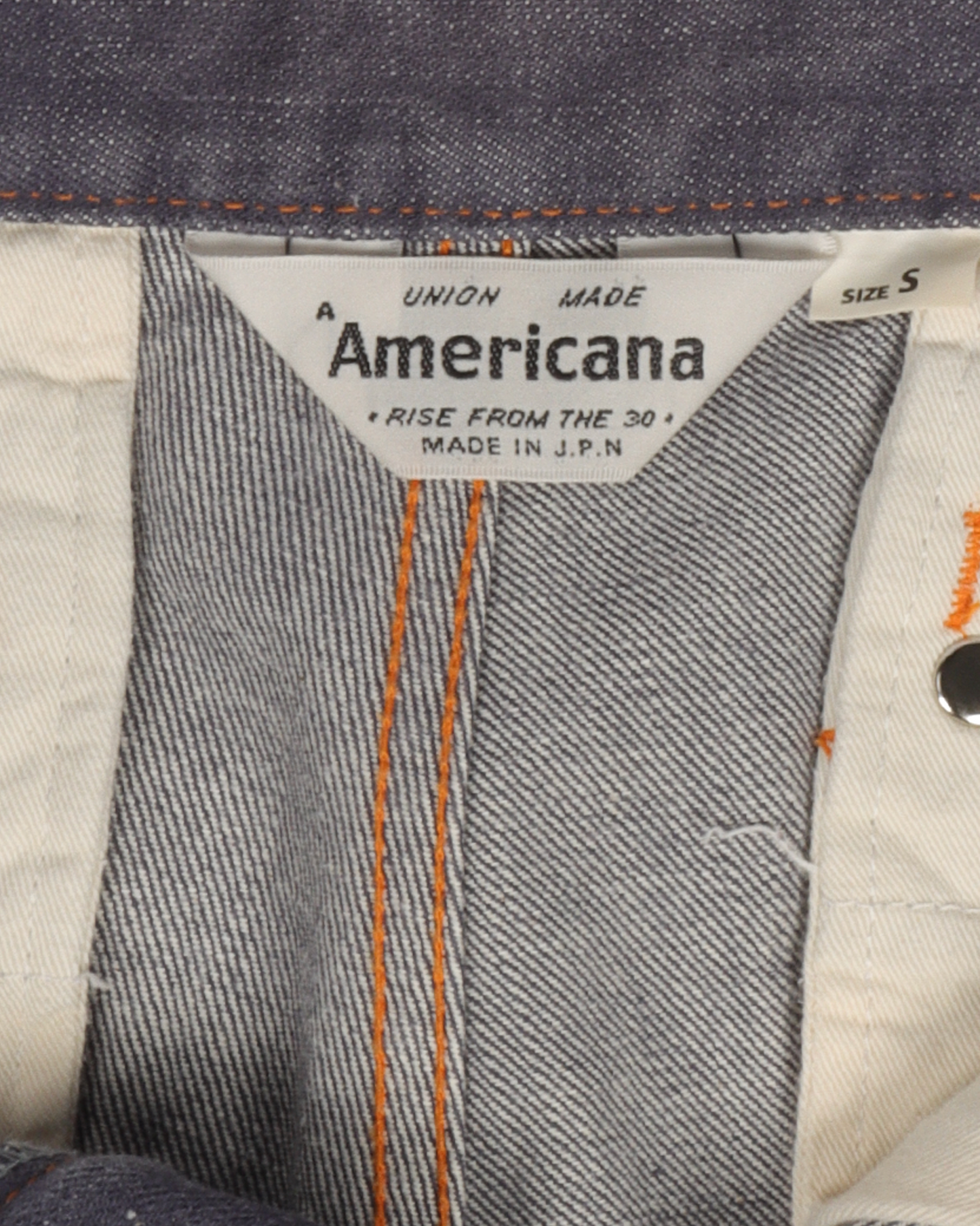 Japanese Flared Cemetery Cross Patch Denim