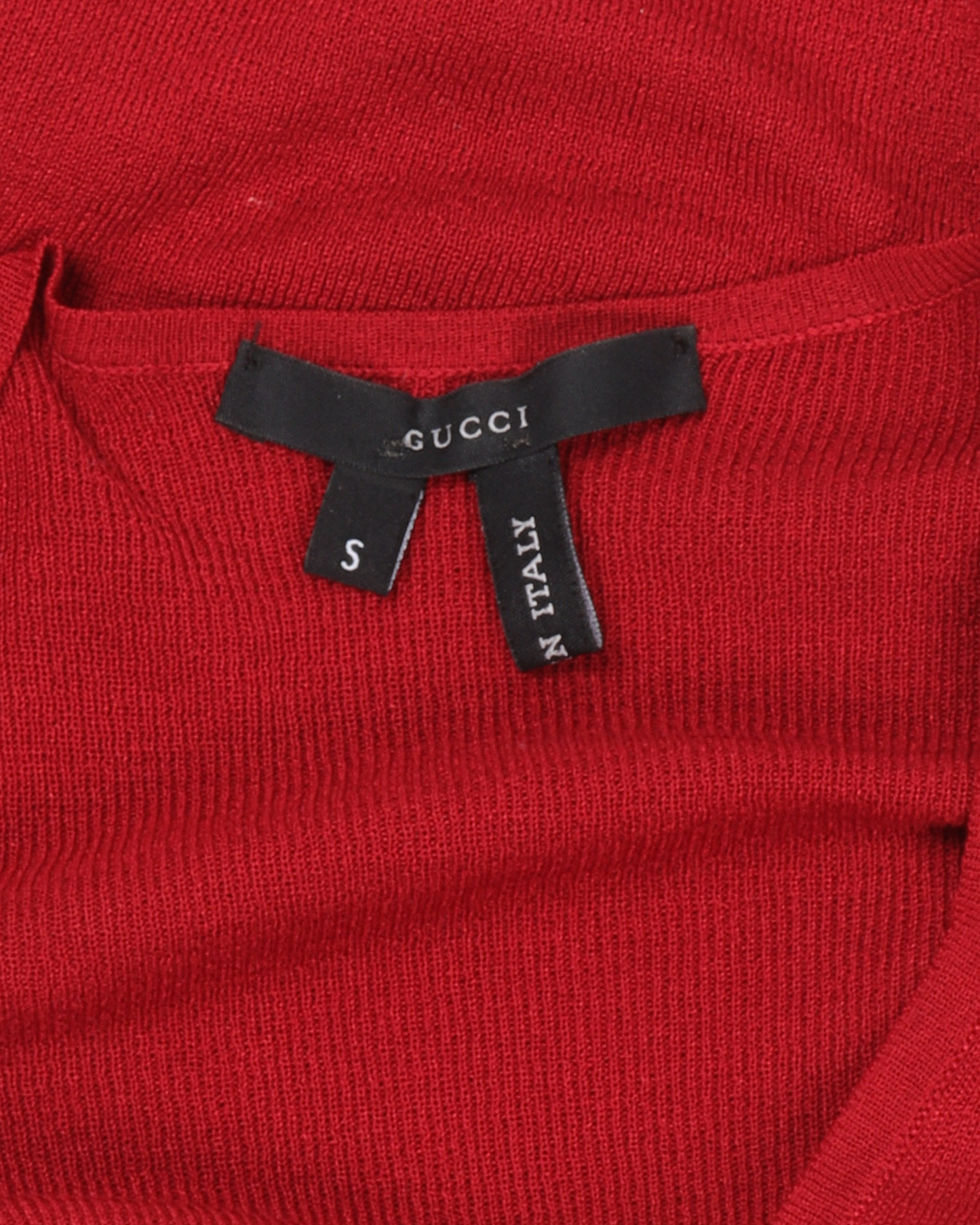 Tom Ford Era Silk Knit Long Sleeve V-Neck Top