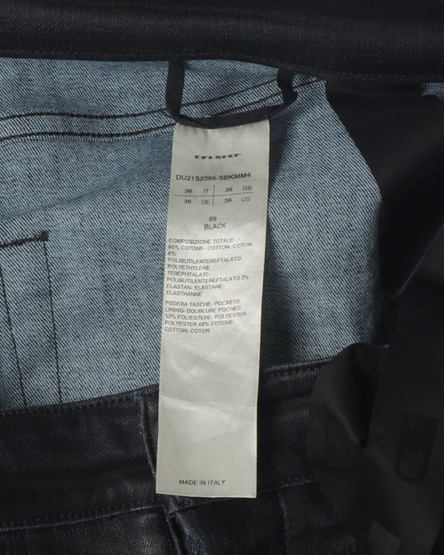 Waxed Detroit Cut Denim