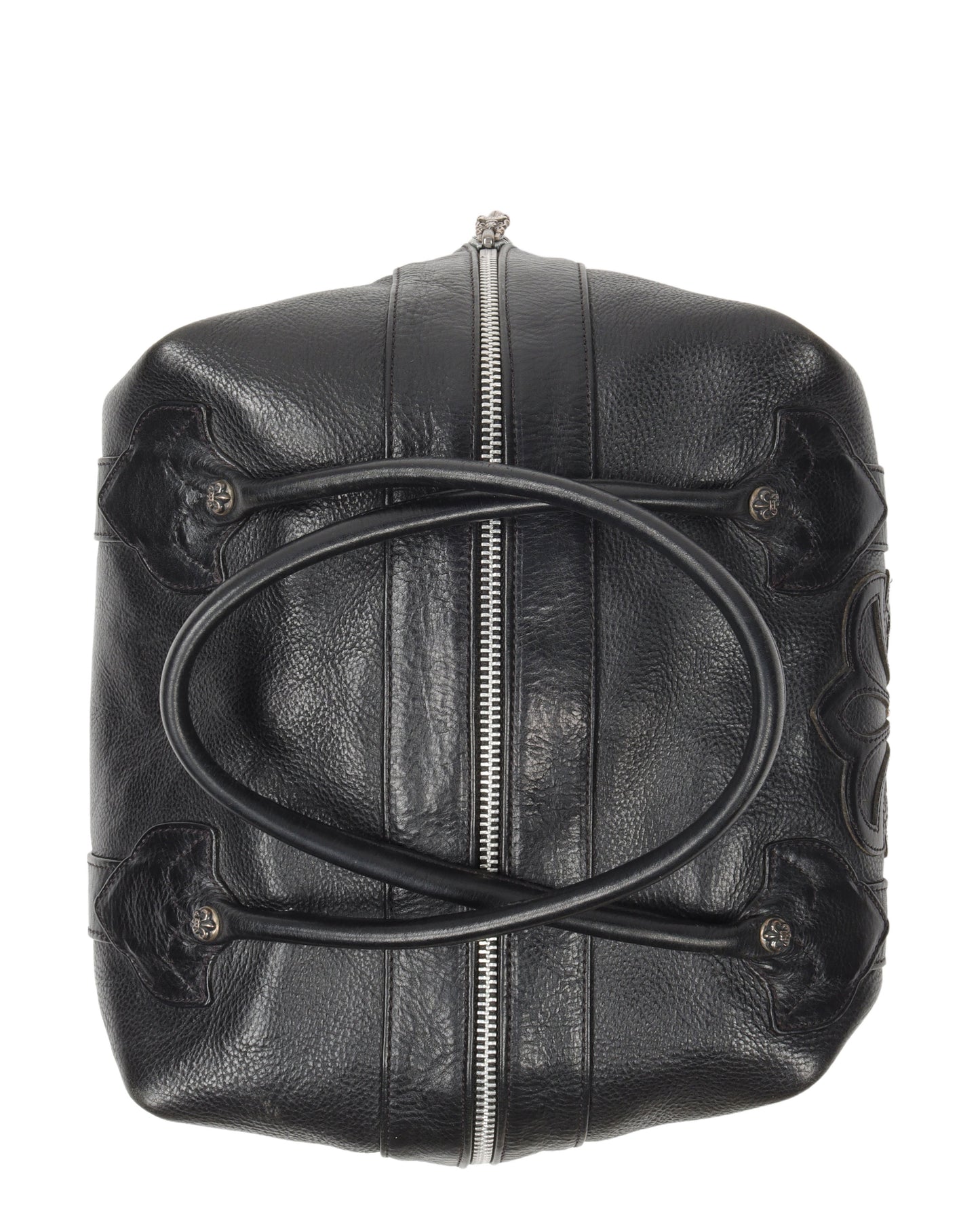 "Fleur De Lis" Leather Medicine Bag