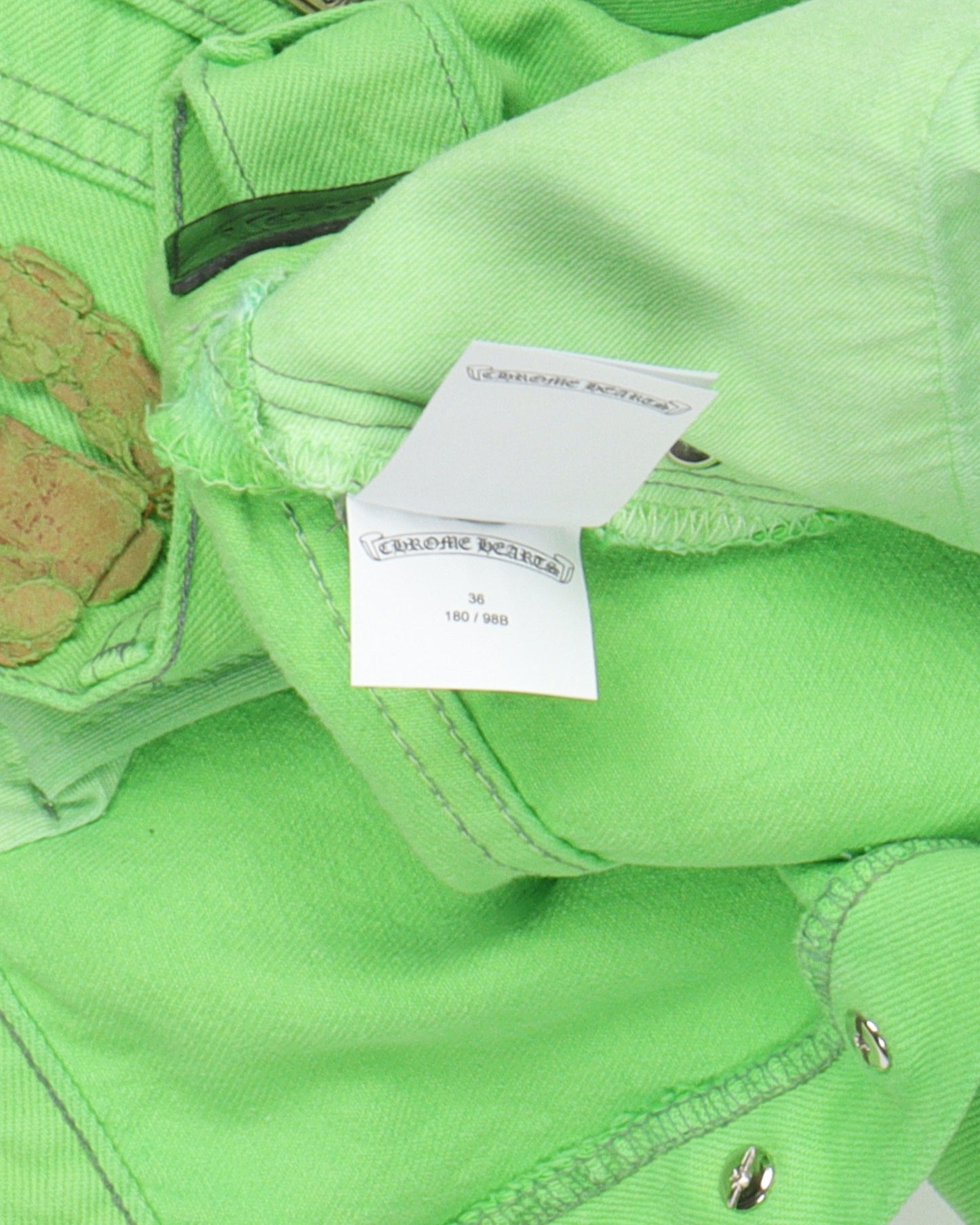 Sex Records Cross Patch Denim