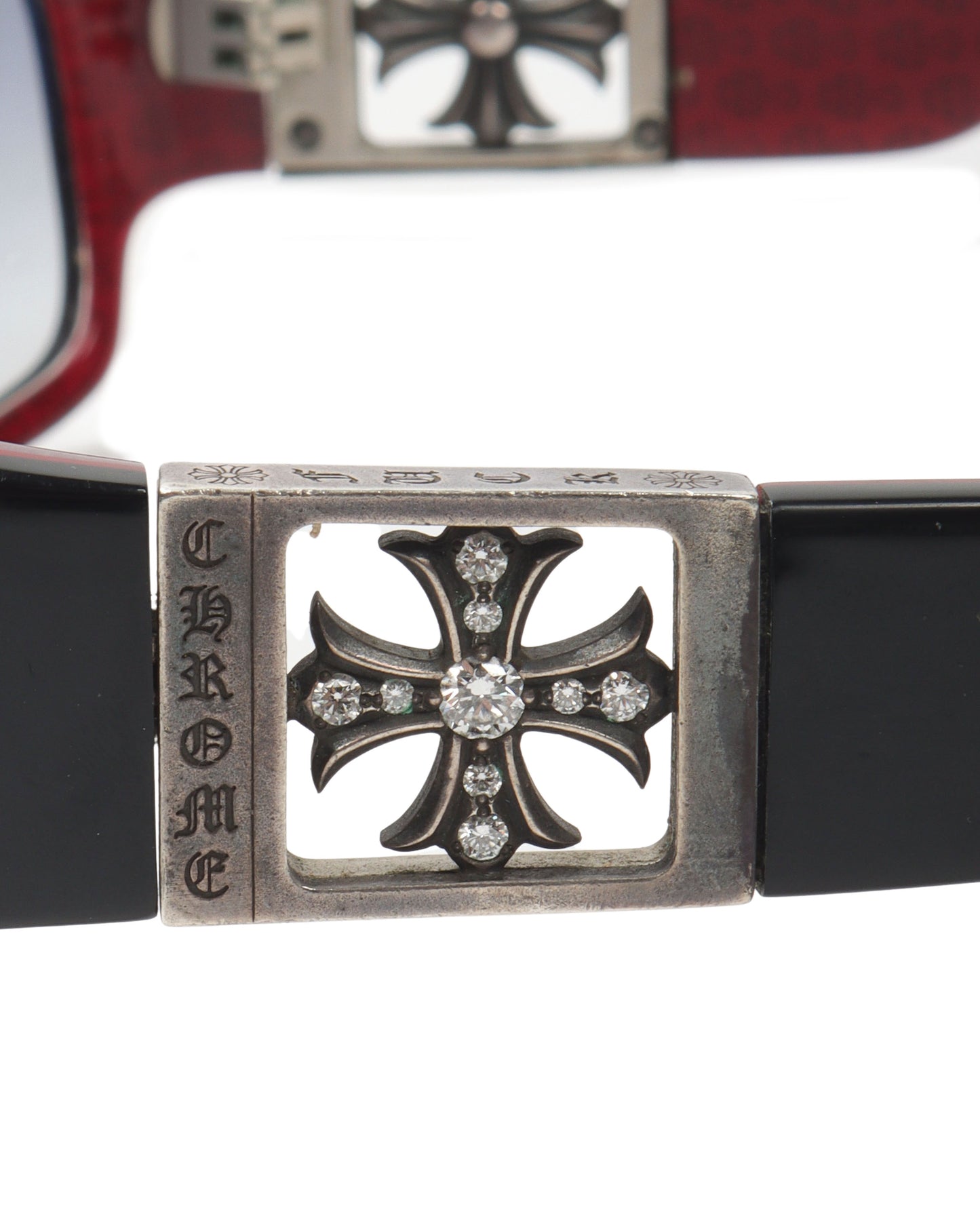 Diamond Embellished Cross Sunglasses