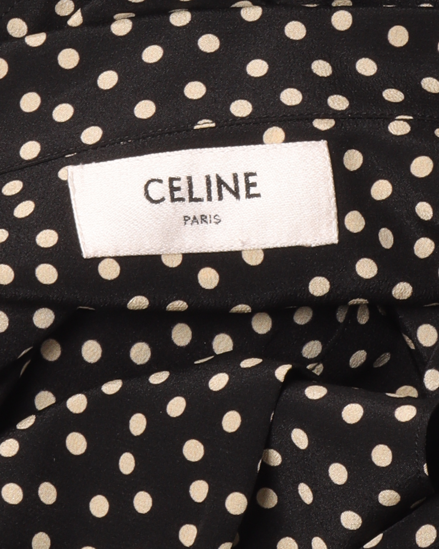 Silk Polka-Dot Shirt