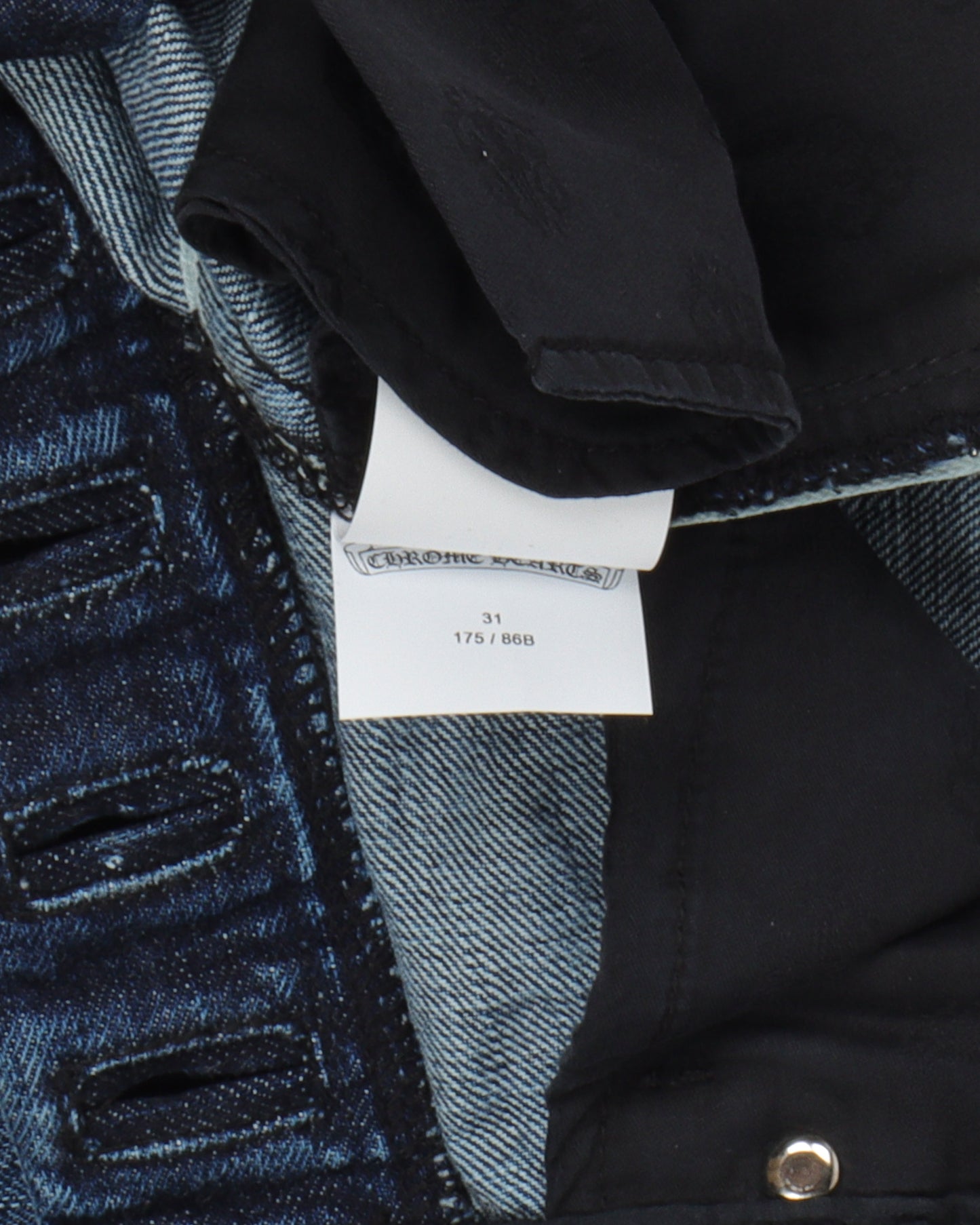 Denim w/ 35 Cross Patches