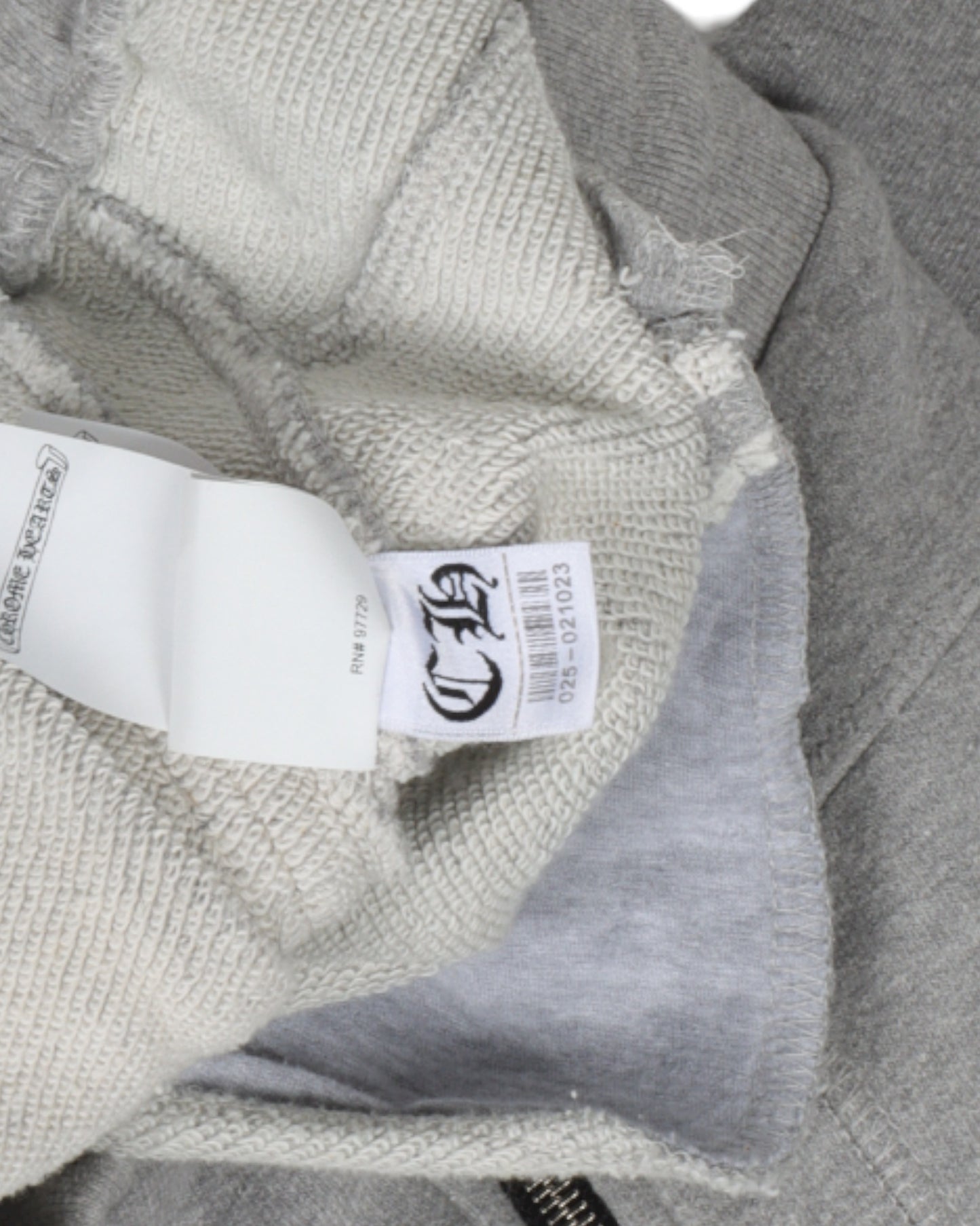 Cross Patch Dagger-Zip Sweatshorts