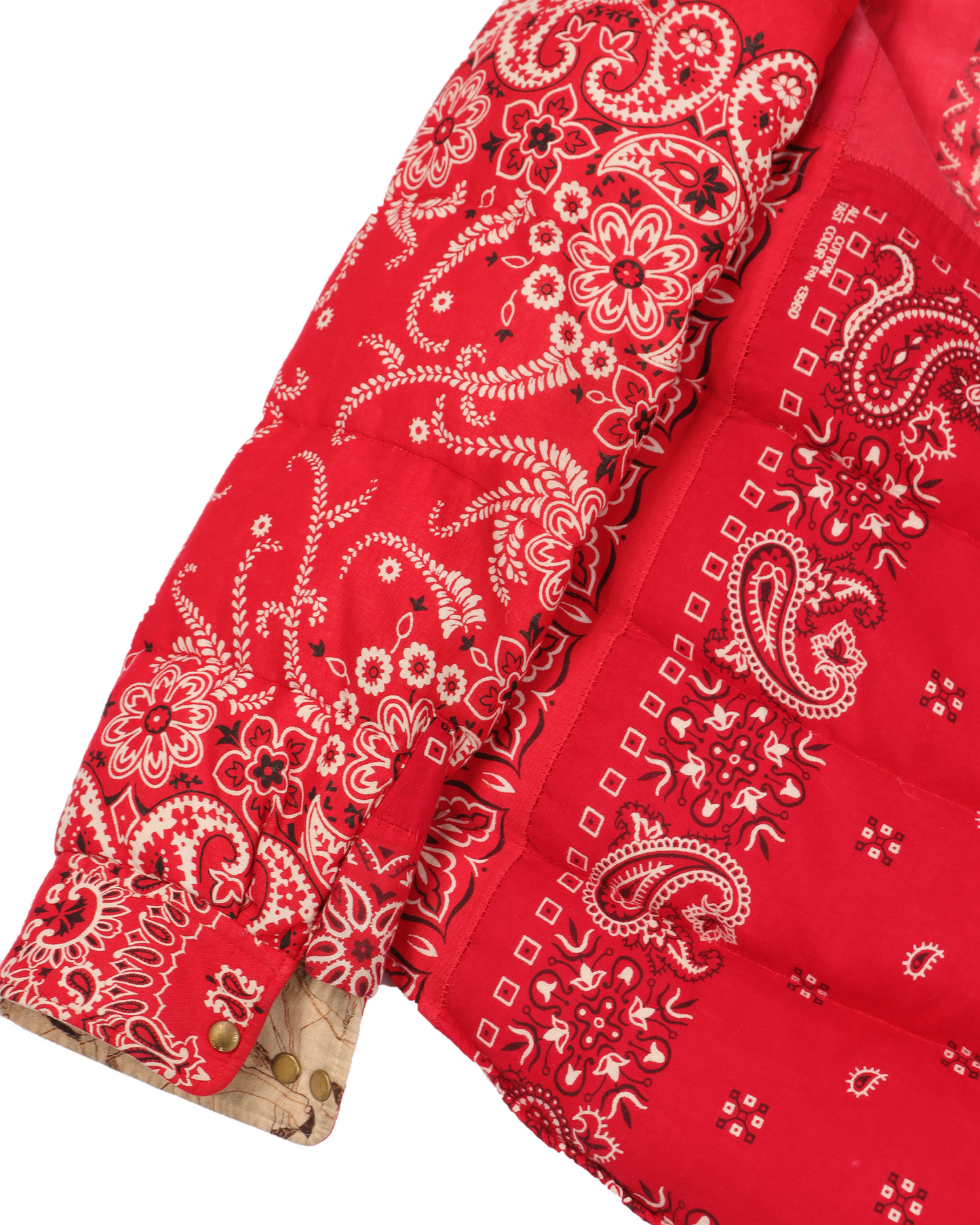 FW 2012 Red Bandana Kerchief Down Jacket