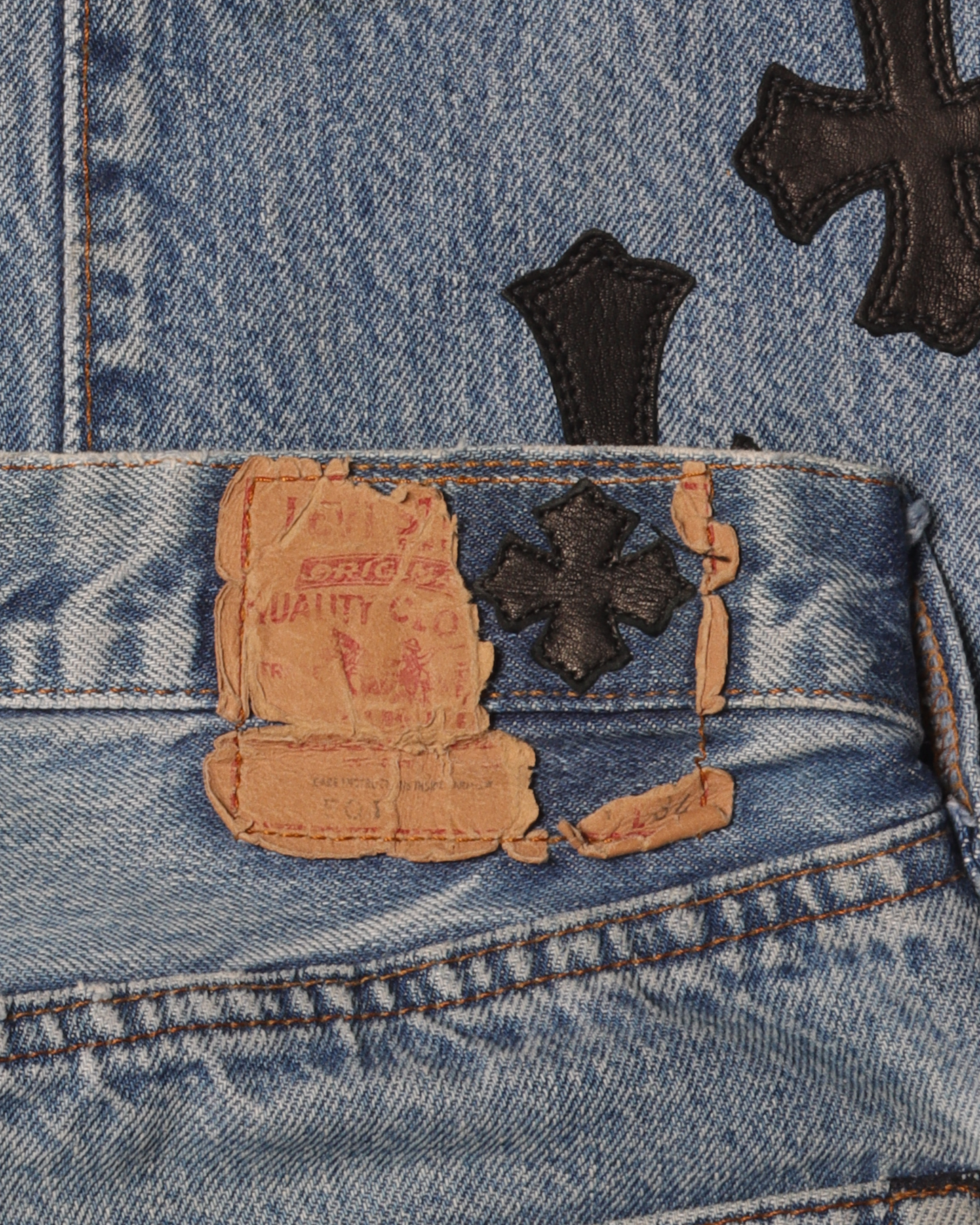 Levi's Black Cross Patch Denim