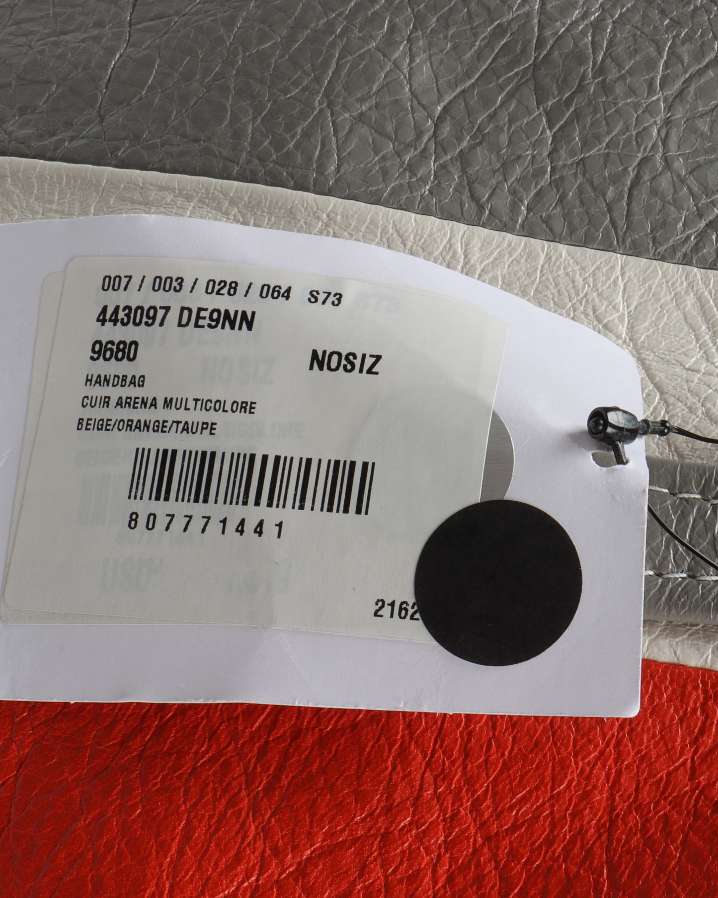 Tan and Red Bazar Bag
