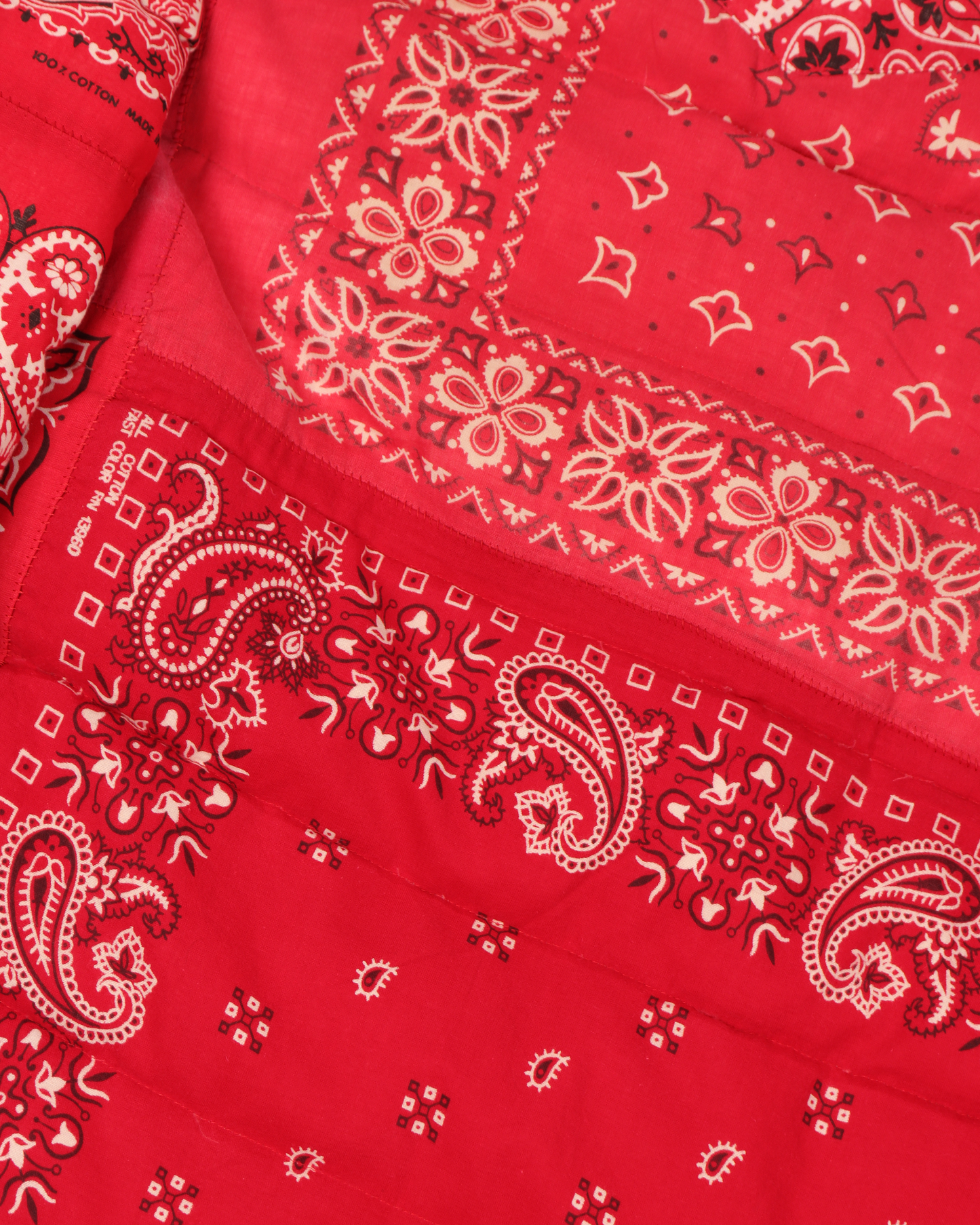 FW 2012 Red Bandana Kerchief Down Jacket