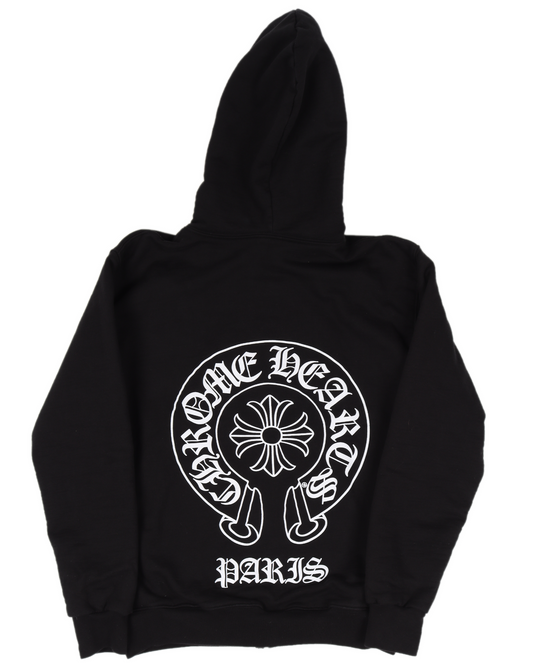 PARIS Horseshoe Logo Zip Hoodie