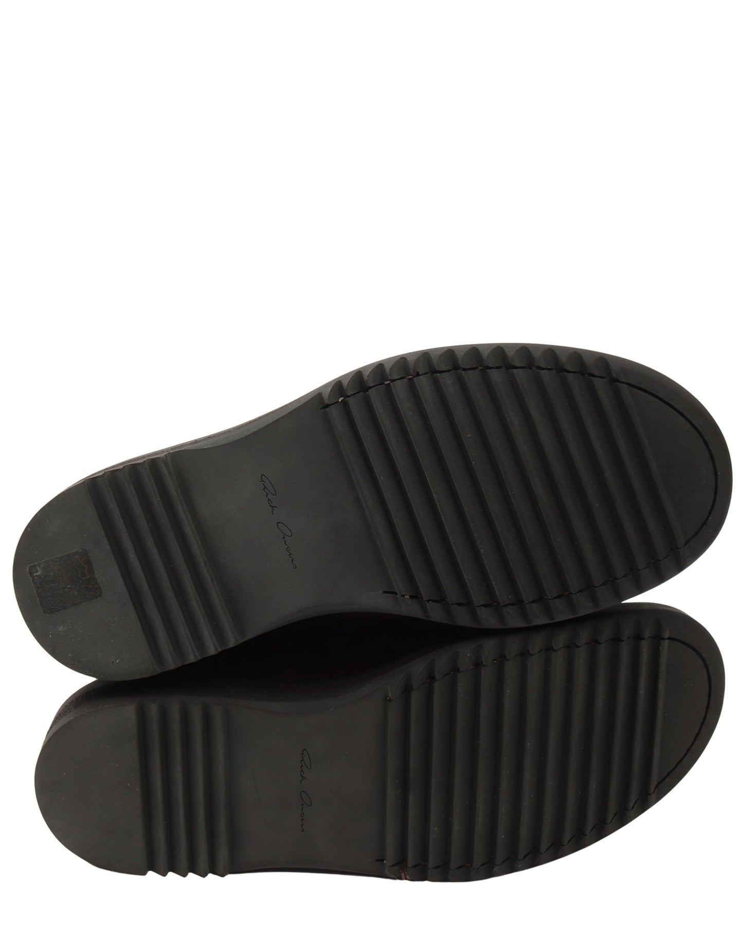 Rick Owens Suede Mohawk Boots w/ CH Embellishments