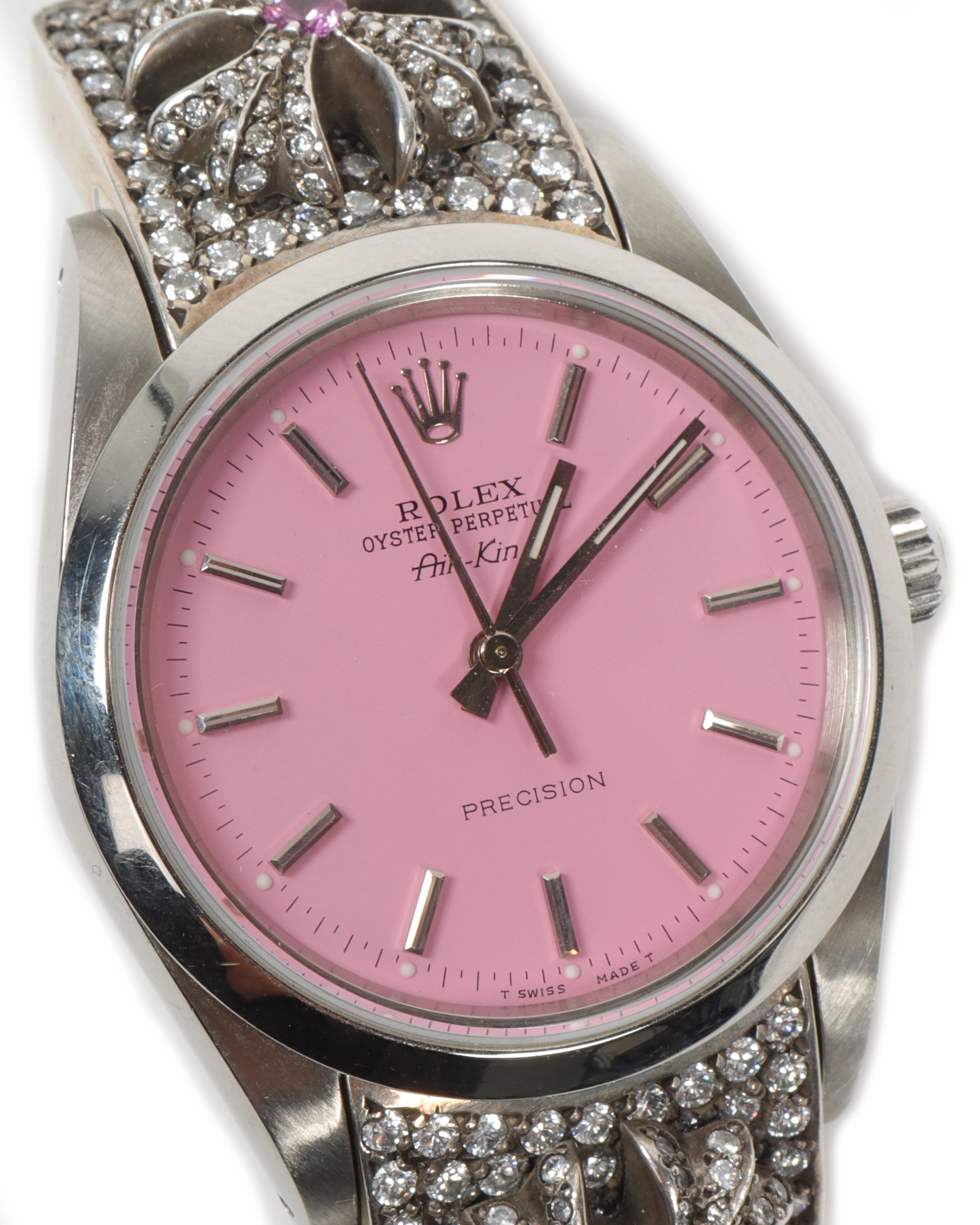 36mm Pave Rolex Air King