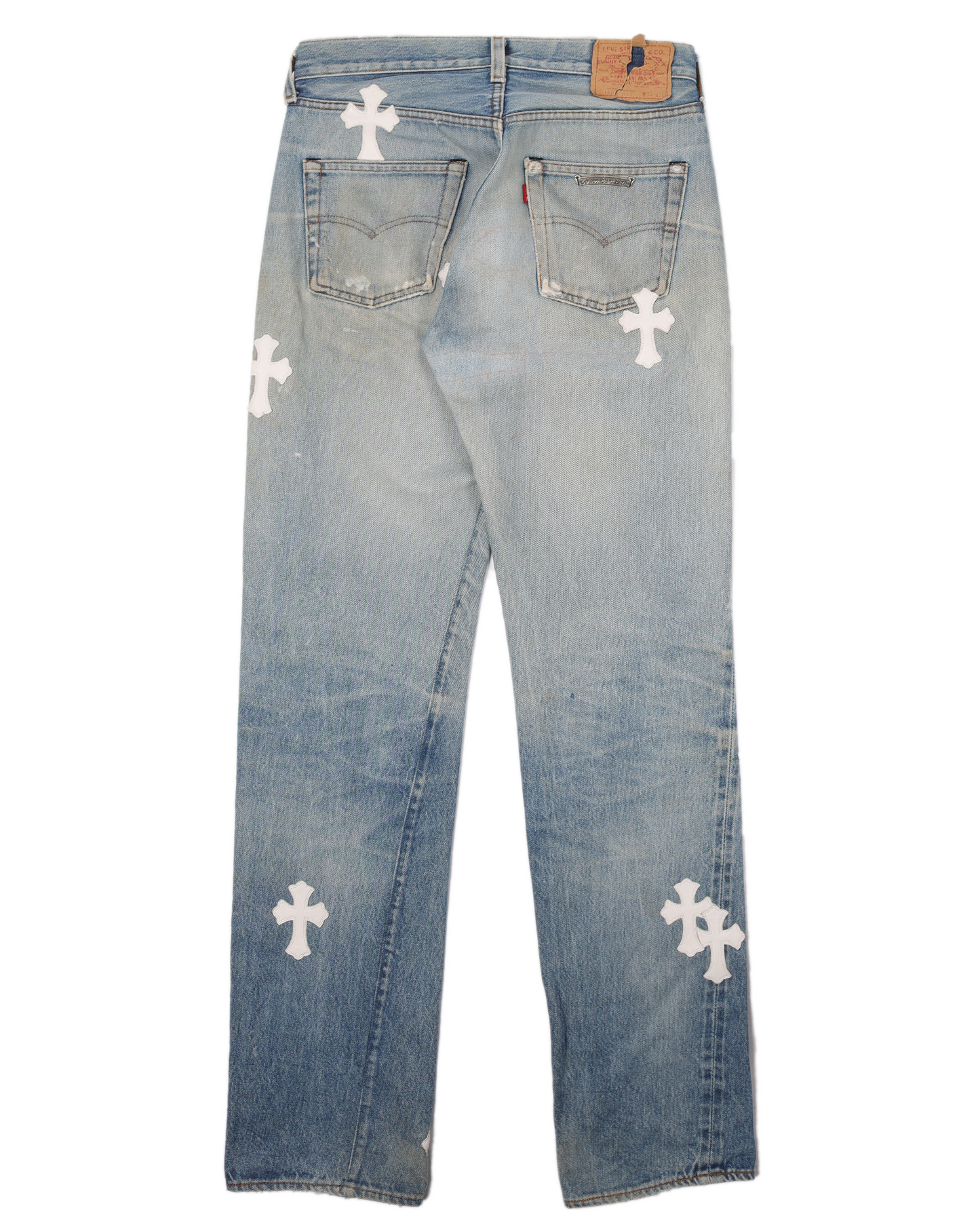 LEVI'S WHITE CROSS PATCH DENIM