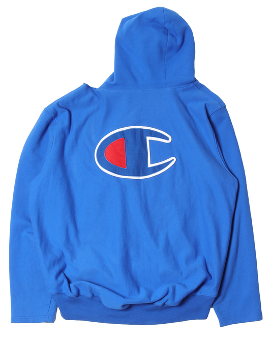 Champion Cut Shoulder Zip Up Hoodie