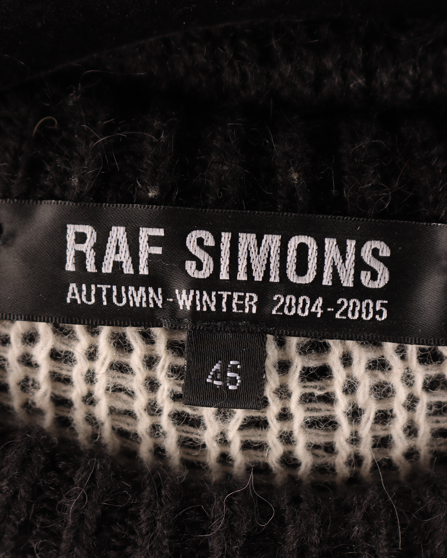 AW04 Wave Test Wool Sweater