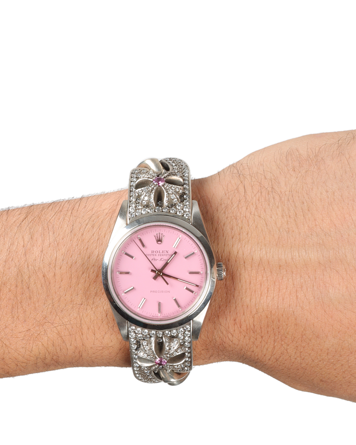 36mm Pave Rolex Air King