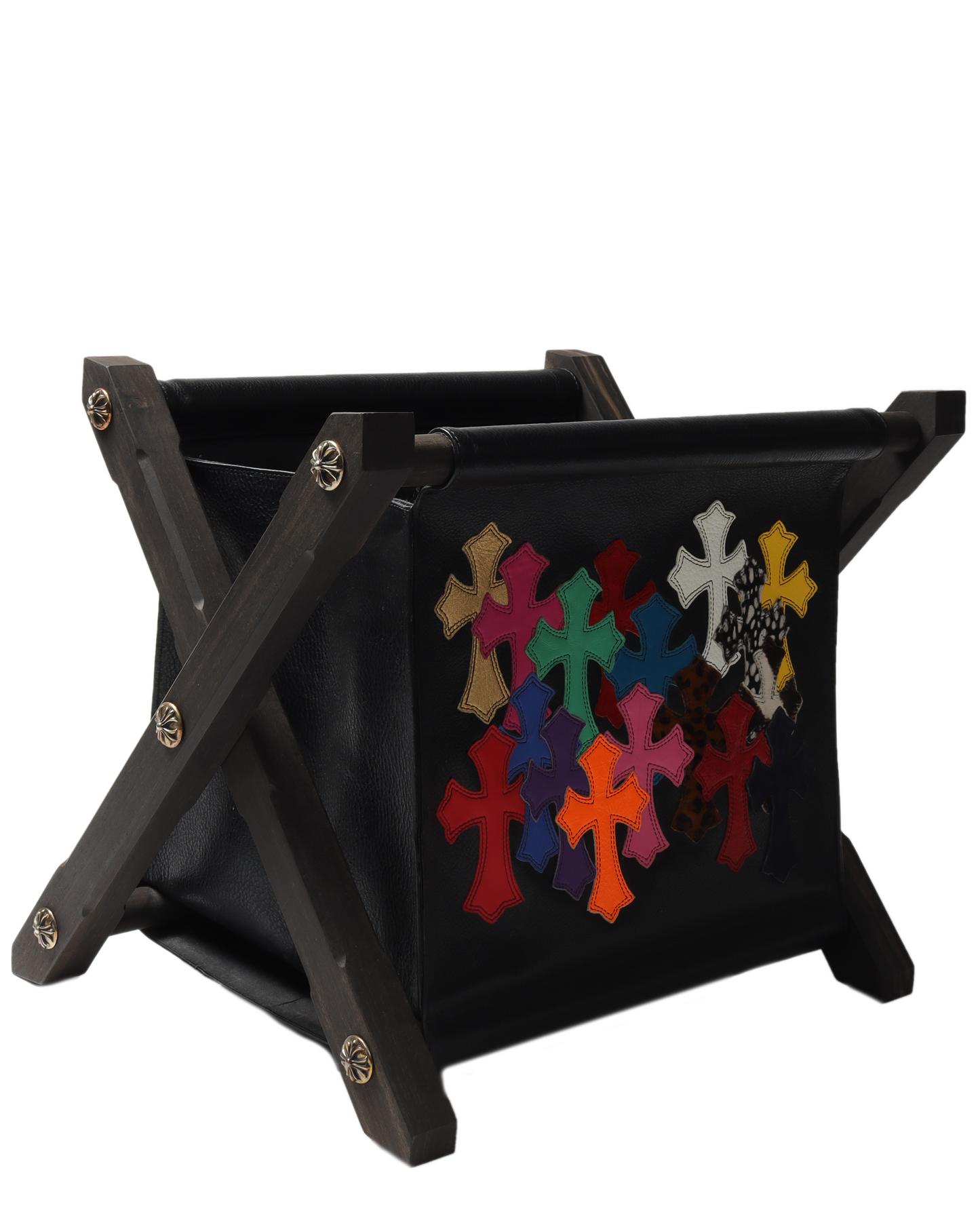Leather Magazine Holder