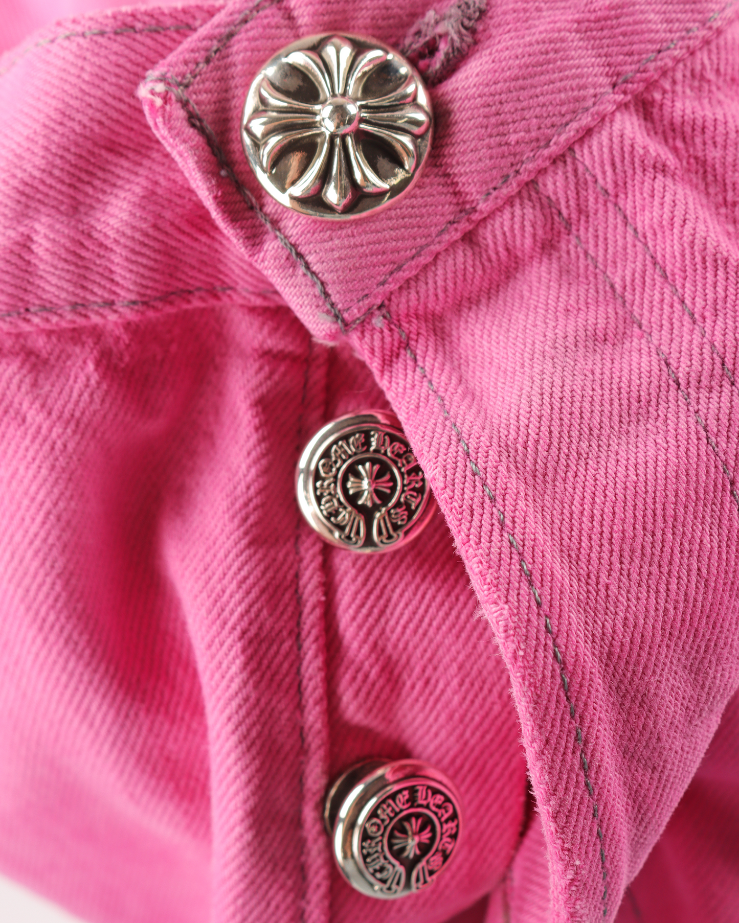 Levi's Cross Patch Denim Sex Records Neon Pink