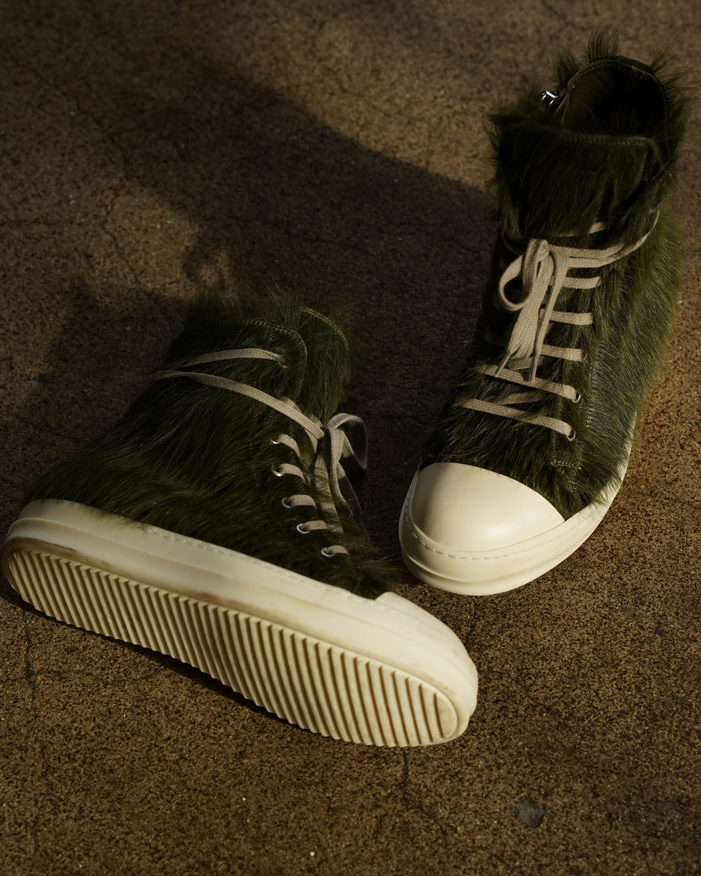 FW21 "GETHSEMANE" High-Top Calf-Hair Ramones