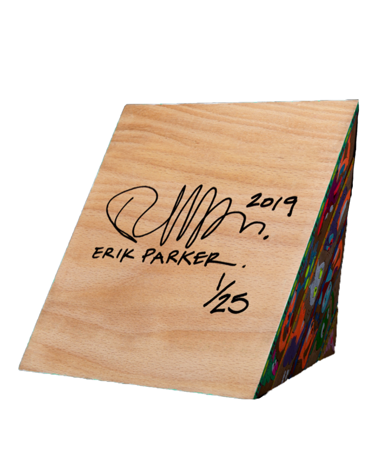Woke - Hand Painted Wood Sculpture