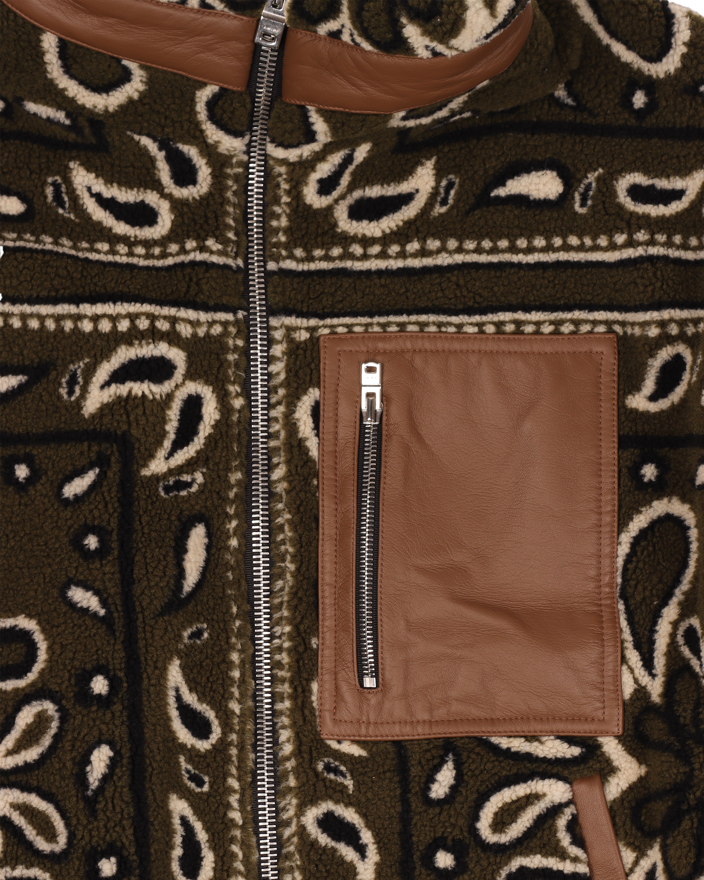 Bandana Print Fleece Jacket