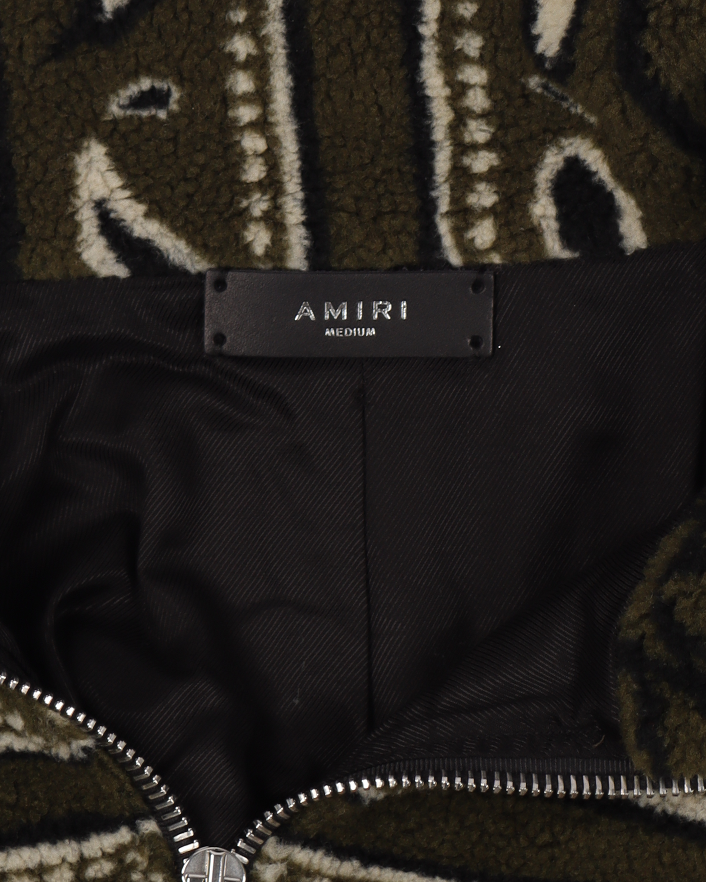 Bandana Print Fleece Jacket